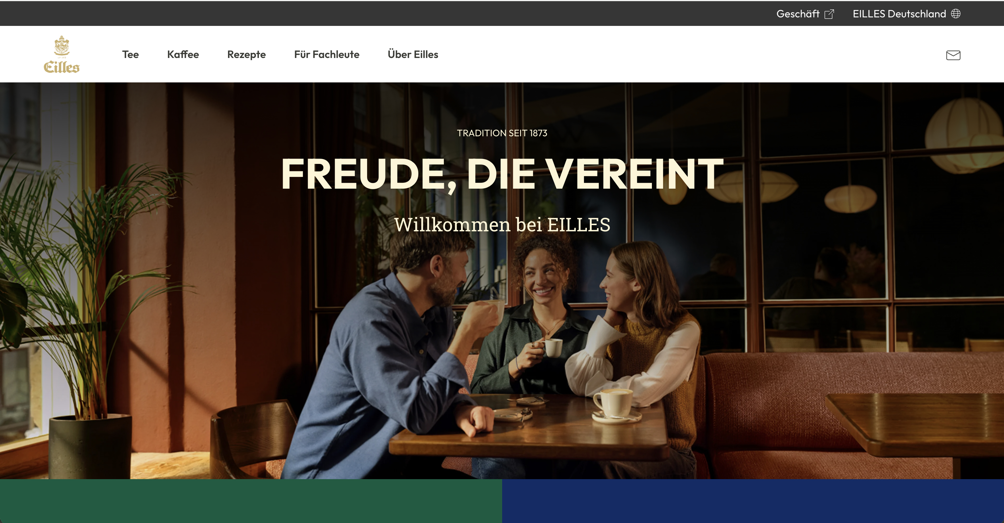 ✨ EILLESドイツ本国公式サイトがリニューアルされました ✨👑☕🇩🇪