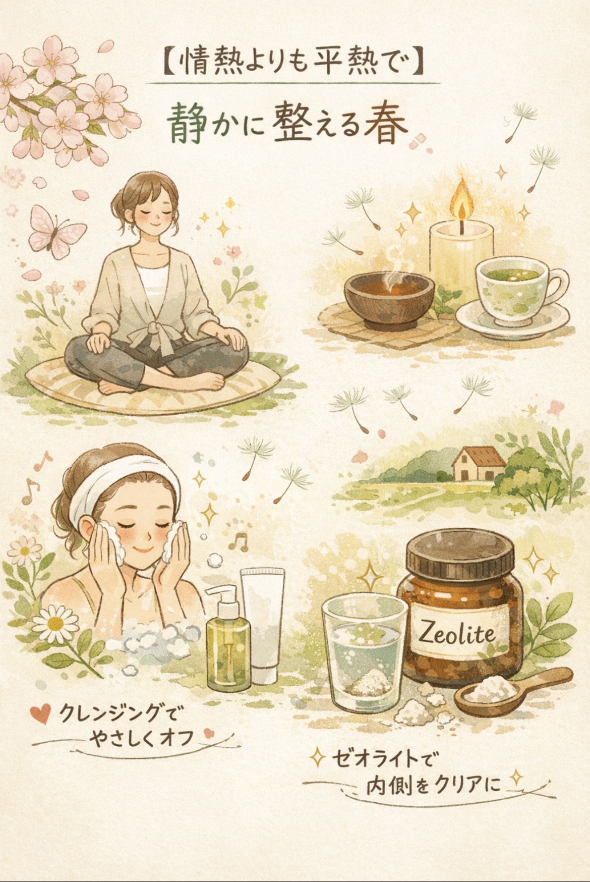 静かに整える春