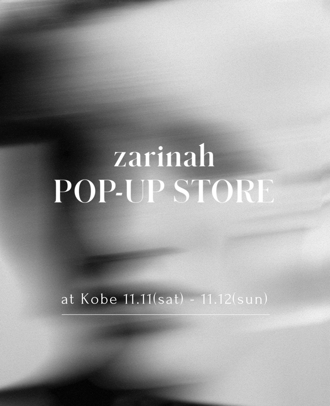 POP UP STORE開催のお知らせ