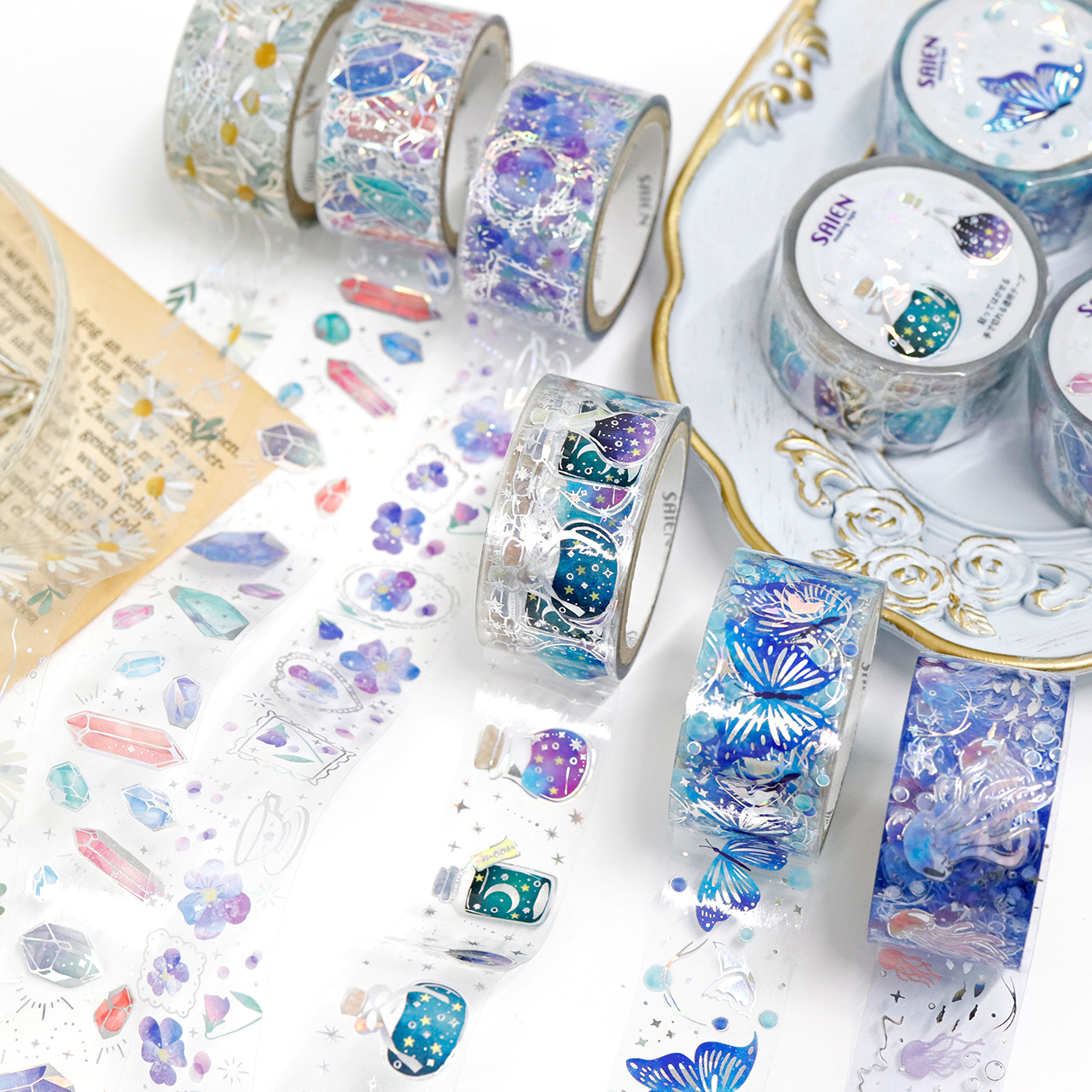 追加情報📣✨Twinkle Clear Tape✨ホログラム箔✨