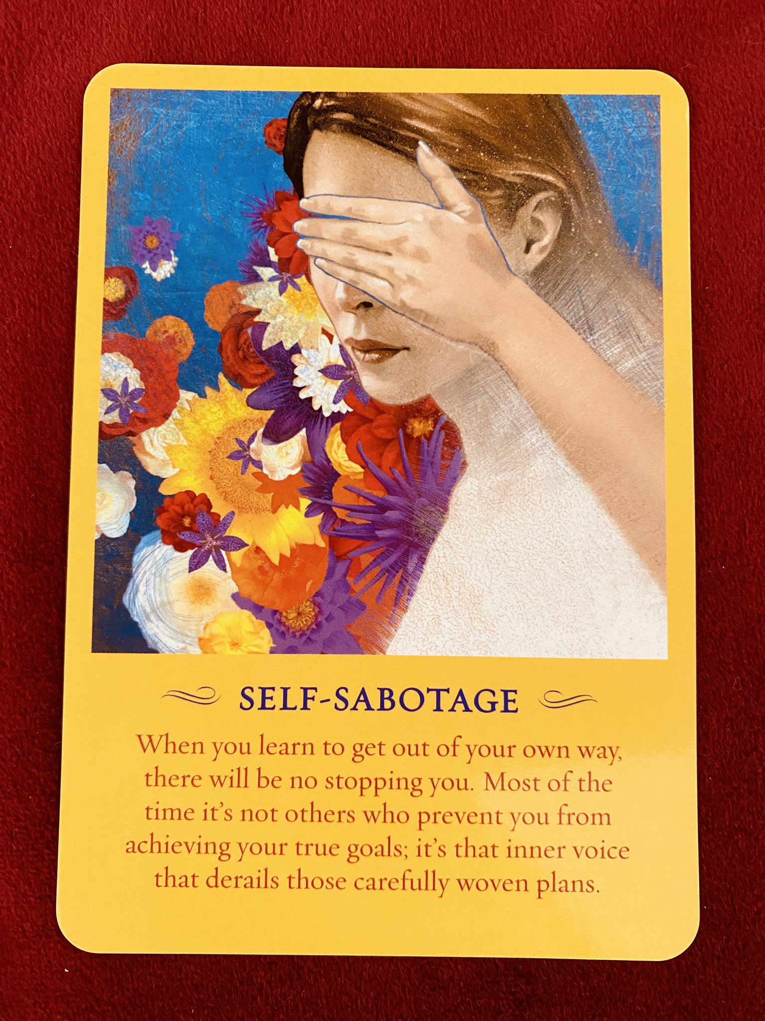 Self-sabotage / スピリットメッセージオラクルカード