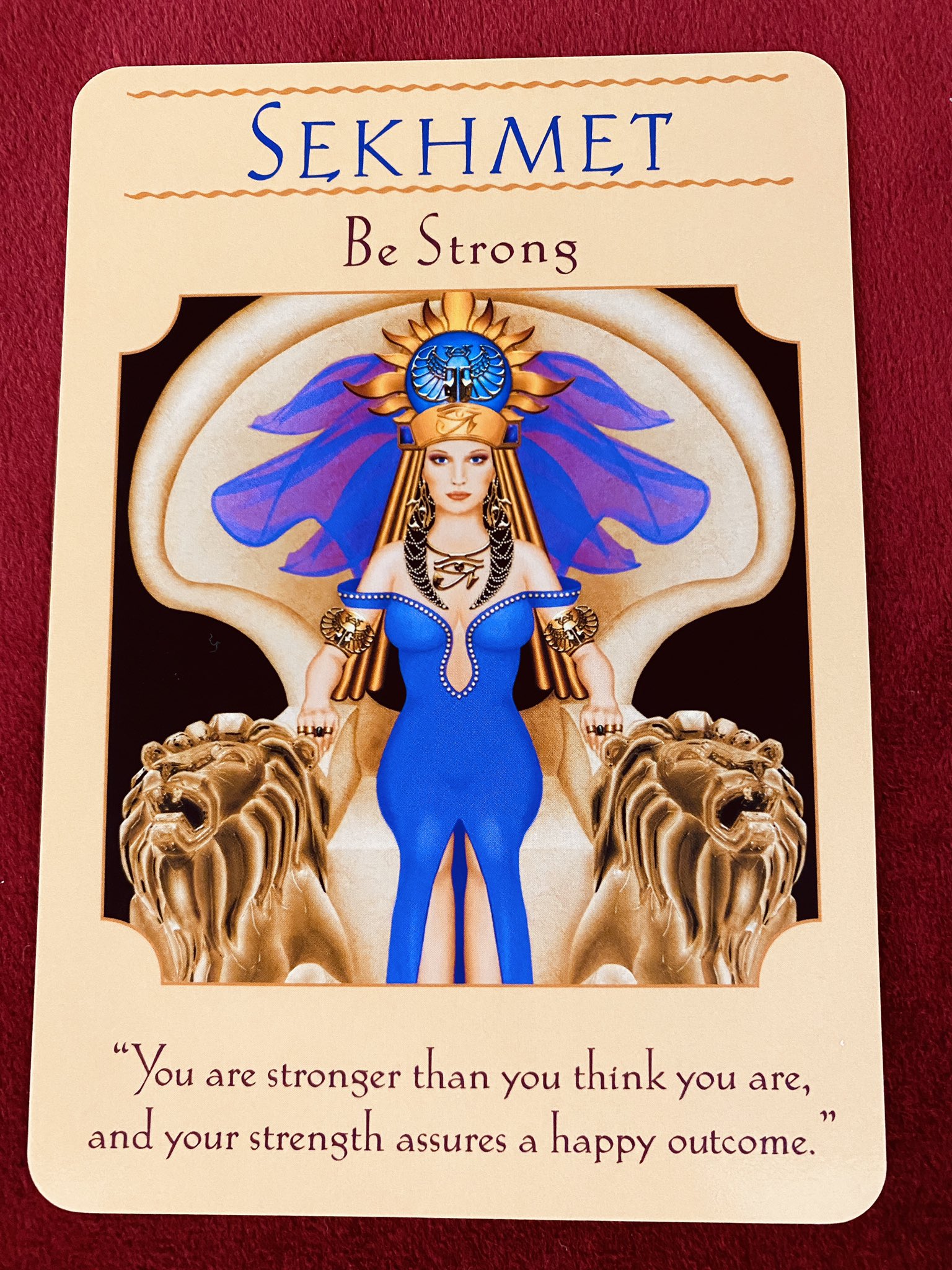 Sekhmet ~Be Strong~ / 女神のガイダンスカード