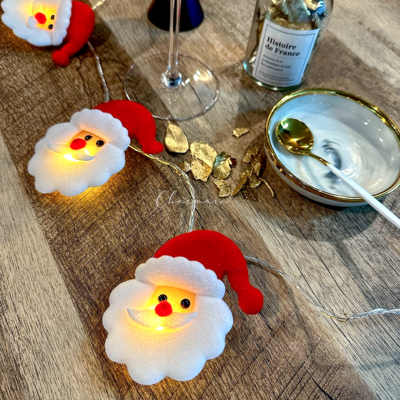 ふわふわ素材の可愛いクリスマスライト♪♪