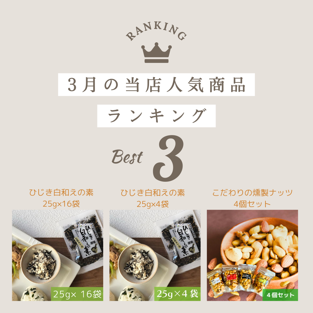 【3月の人気商品Best.3】のご紹介🎶