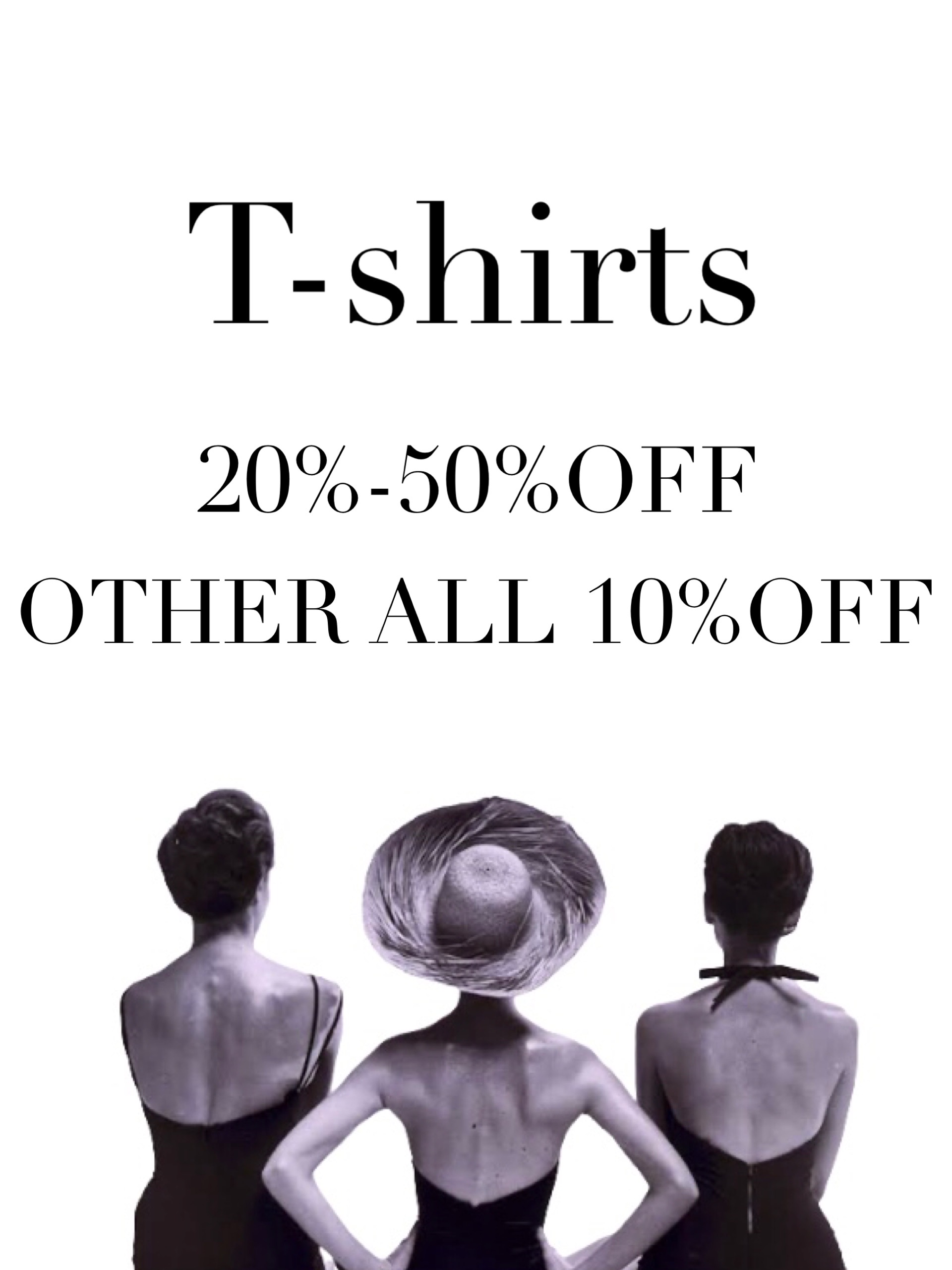 ＜SUMMER SALE 2022＞Tシャツ全品10~50%OFF