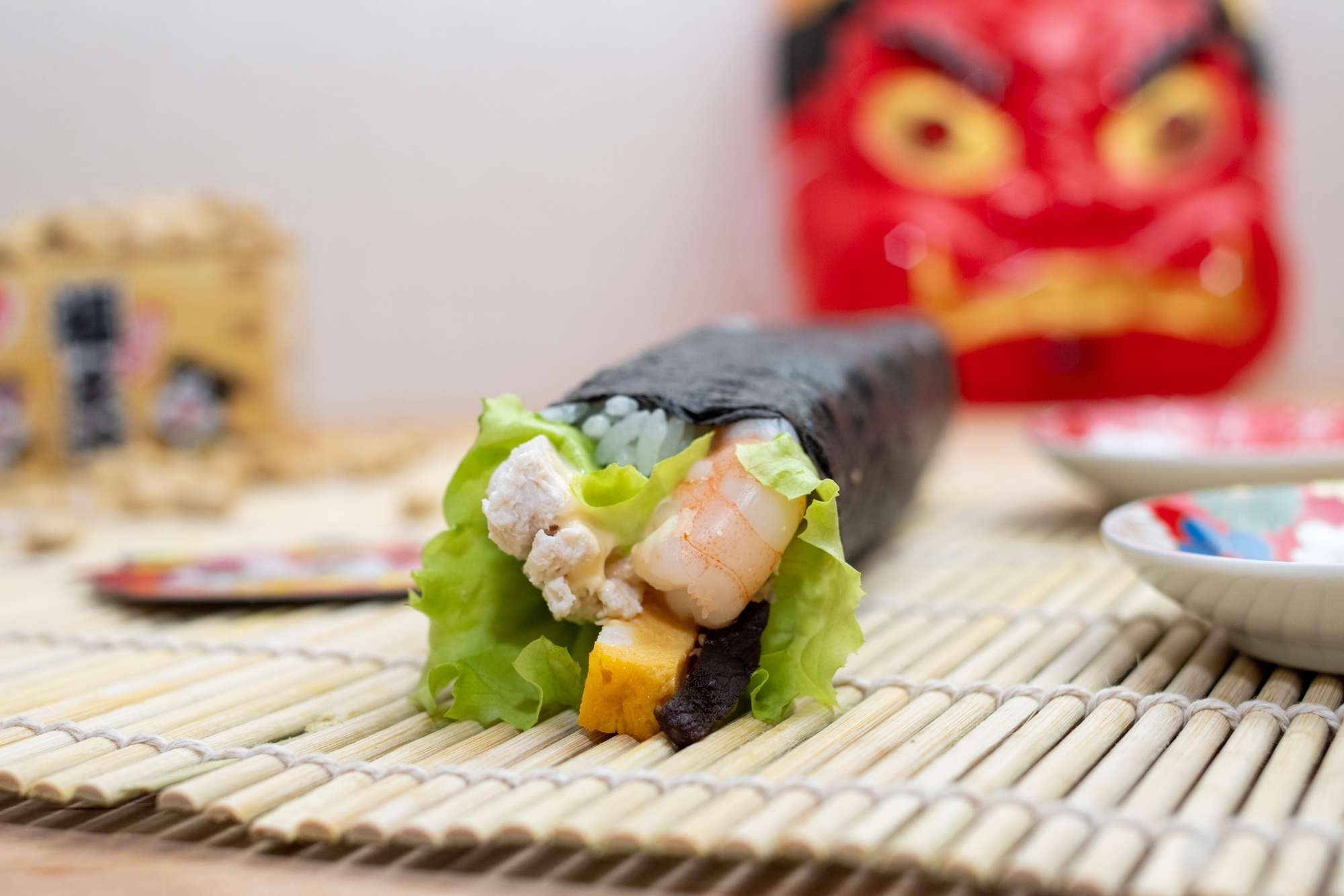 恵方巻に『じとっこ』を。