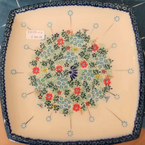 ガリアお花畑柄価格のご案内※スクエアプレート追加