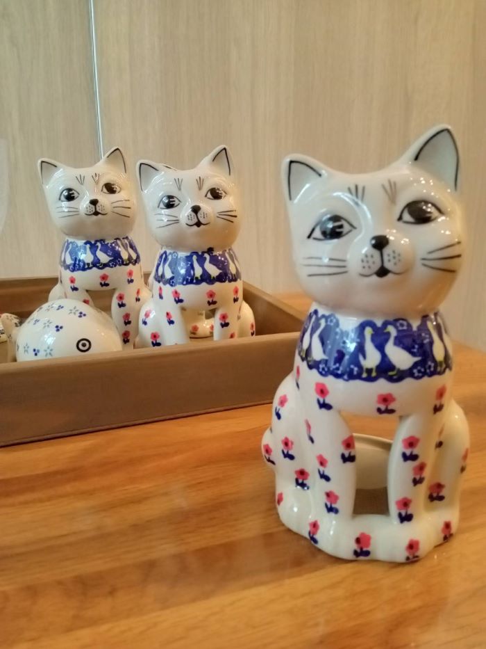 猫のアロマポット