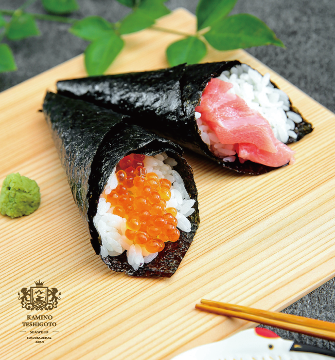 「海苔の旨味」を味わう手巻き寿司を作ろう。