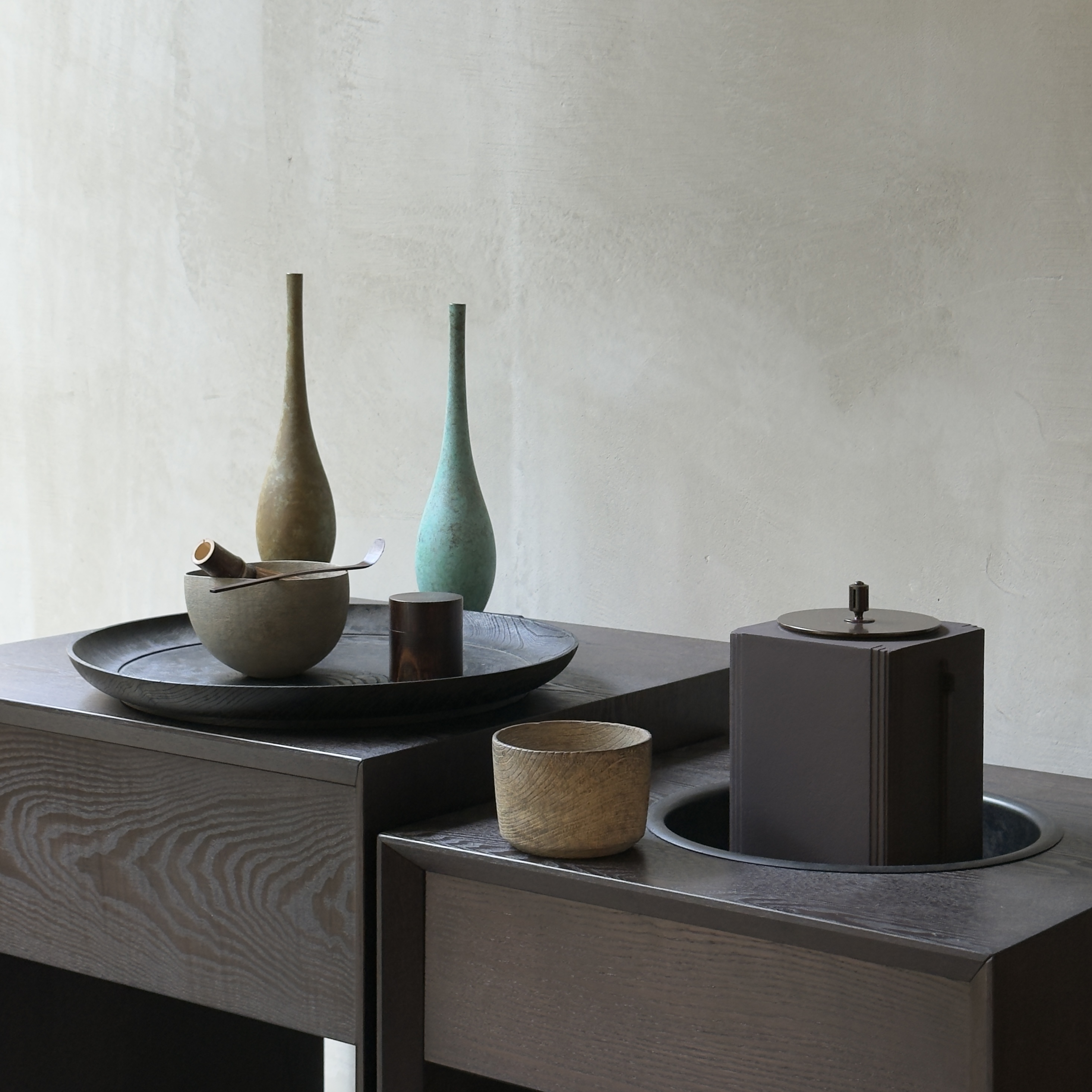 【お茶展】参加作家　畠春斎さん、Shimoo designさん