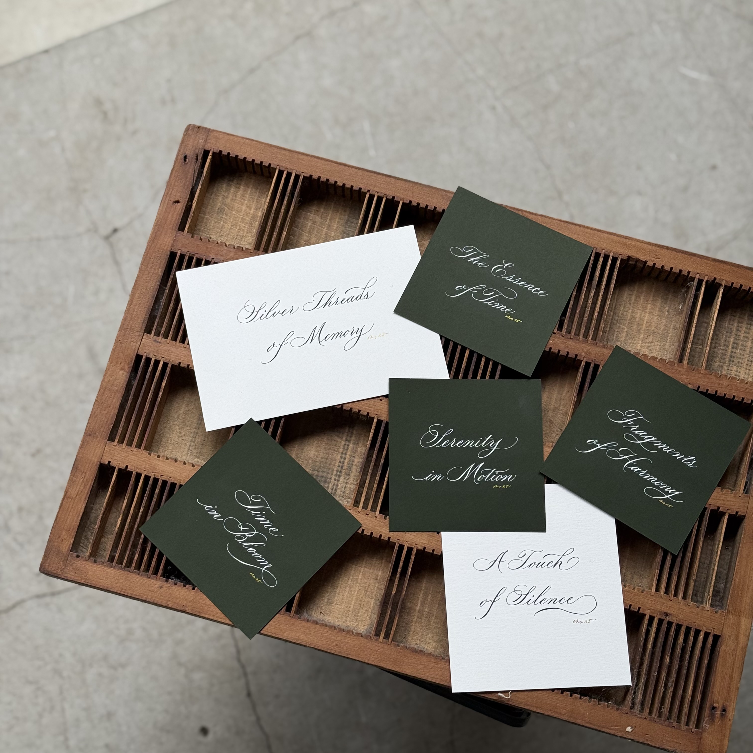 【島野真希 展】 Rooted in letters -文字に根ざして - 開催中です