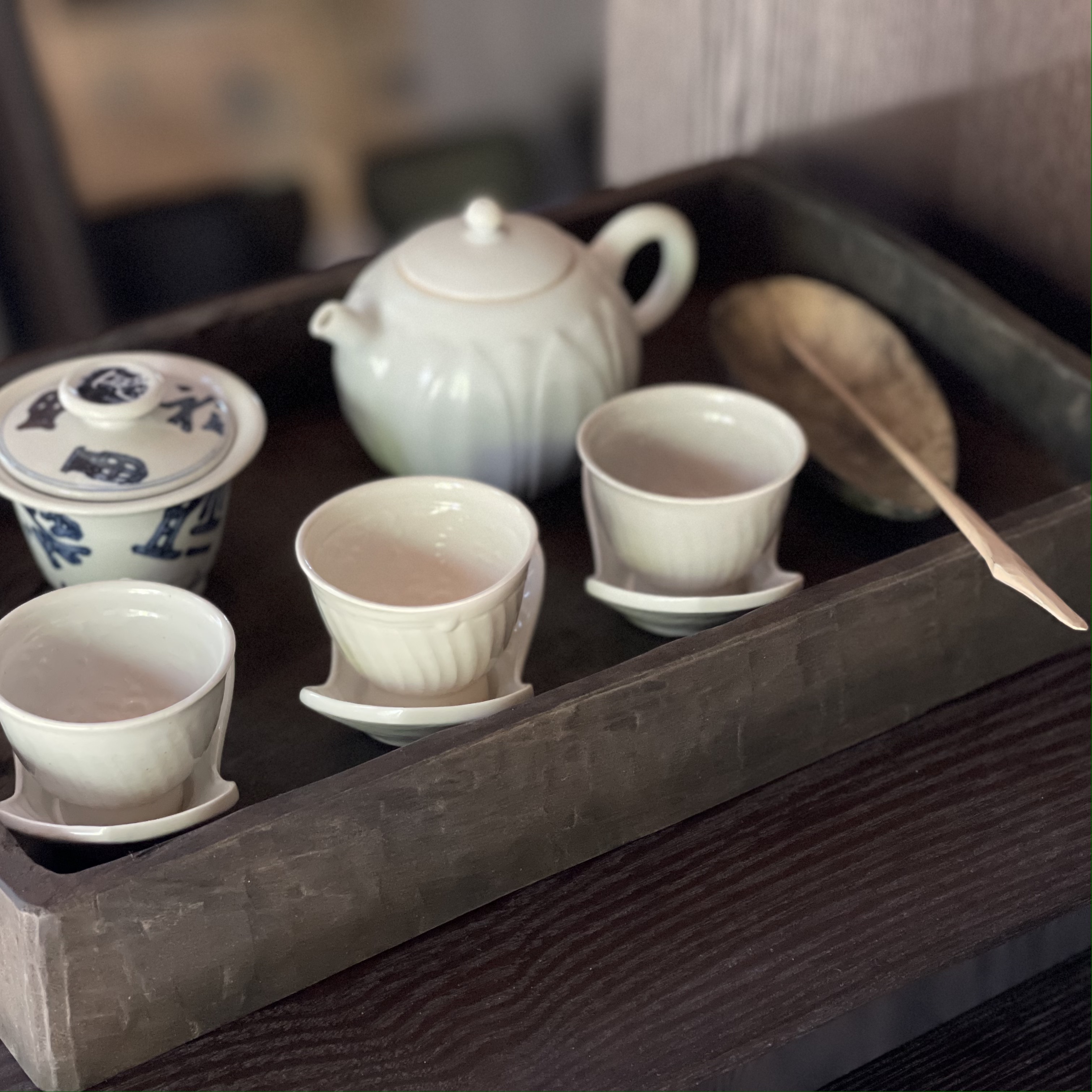 中国茶器展  最終日を迎えました。