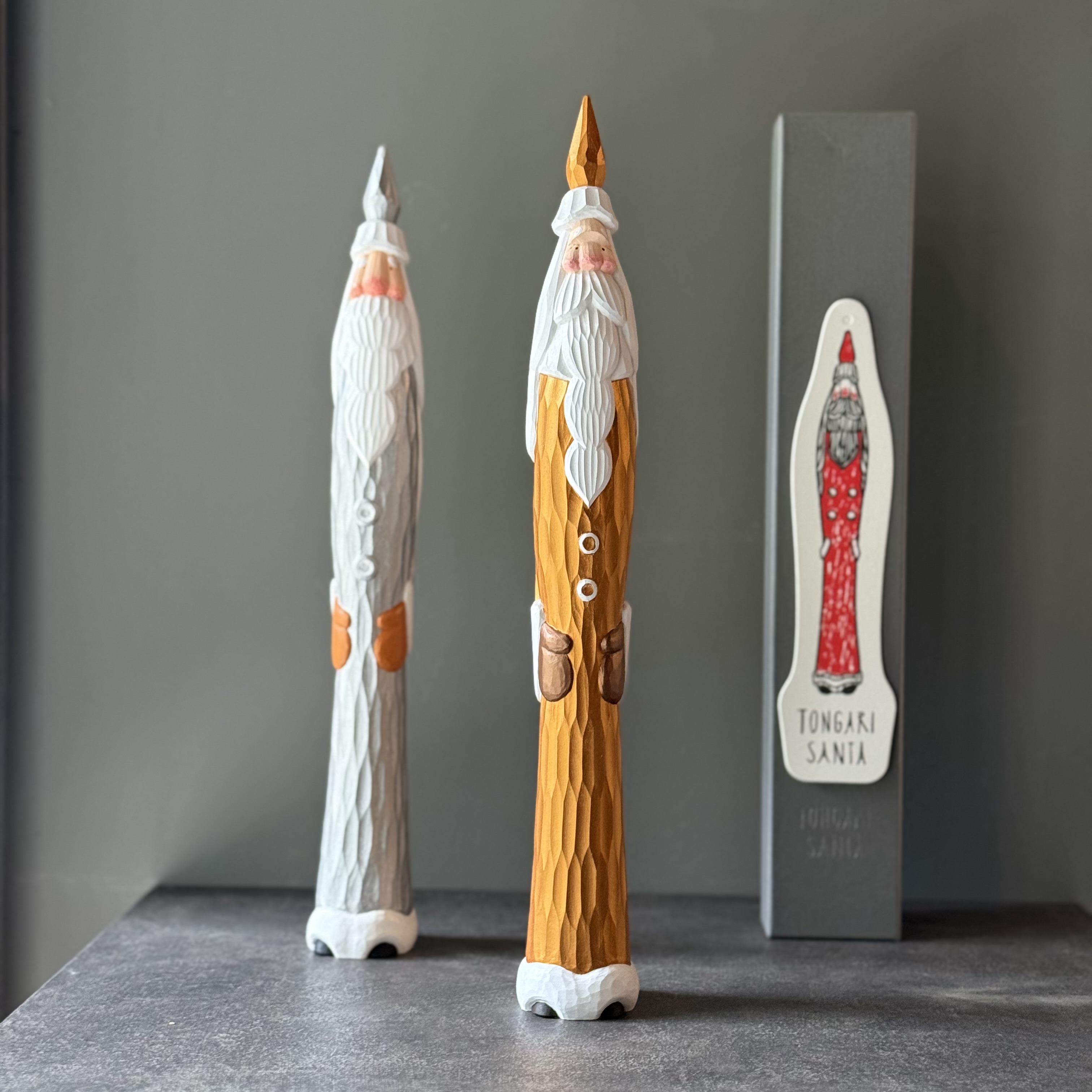 online shop掲載のお知らせ　Shimoo Designさんの『とんがりサンタ』