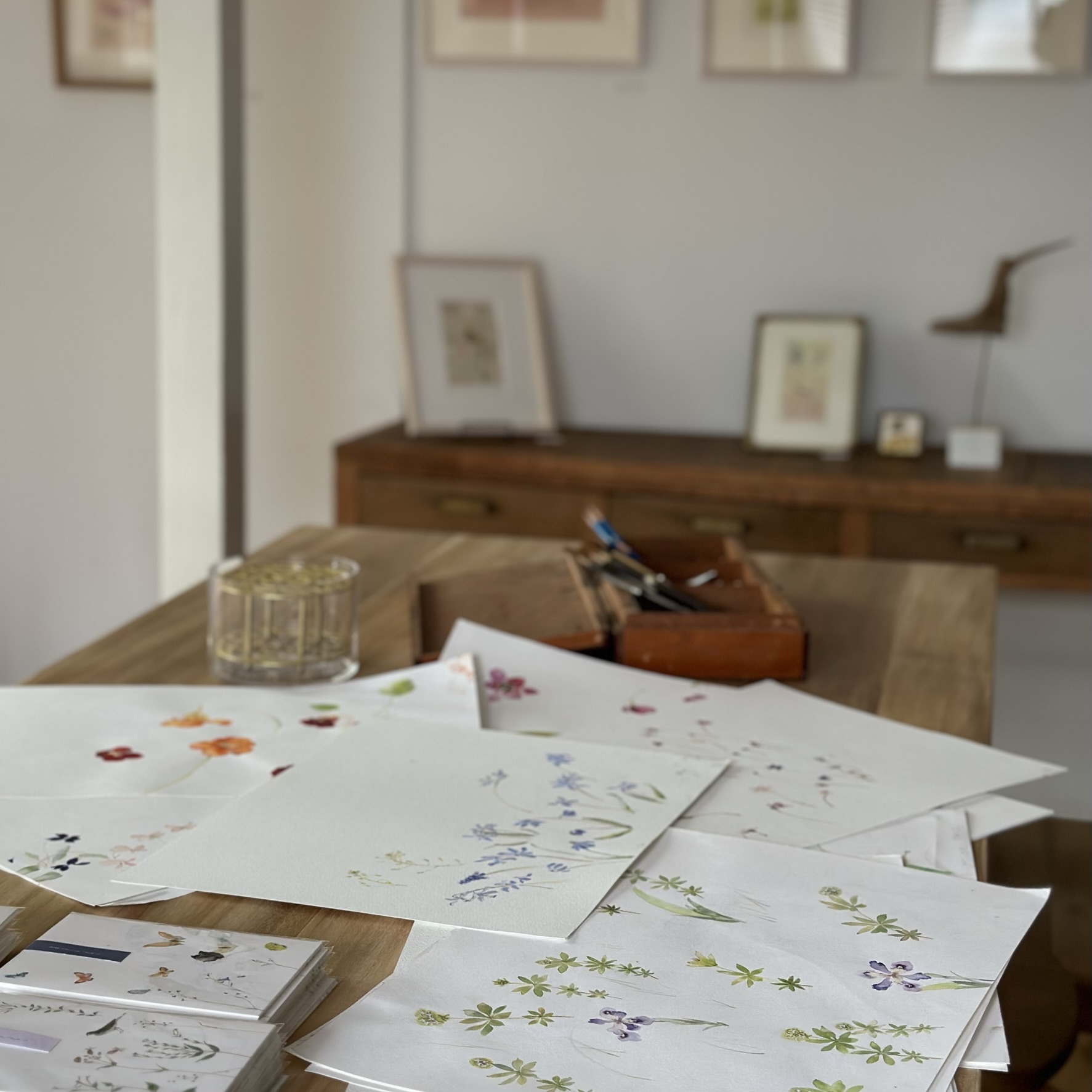 【今井和世 絵画展】本日Workshop開催です