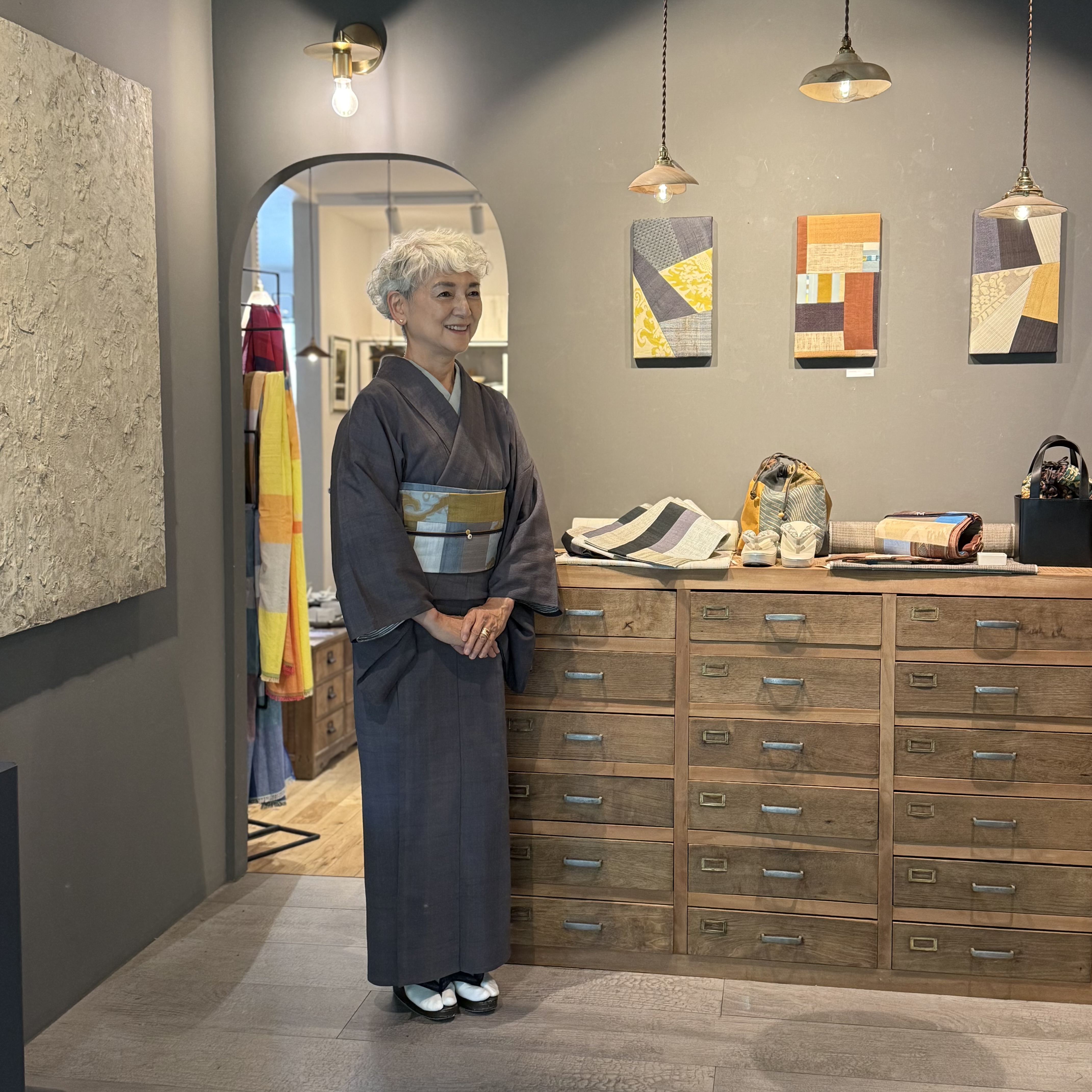 【装いの美 展】開催中です