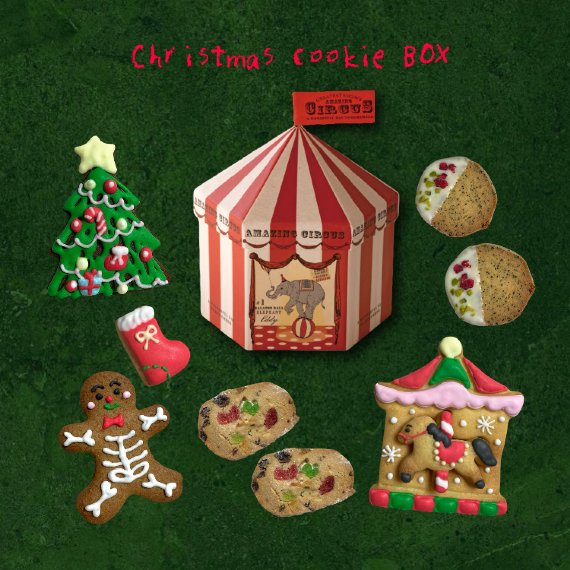 🎪🎄クリスマスクッキーセット予約販売開始のお知らせ🎄🎪