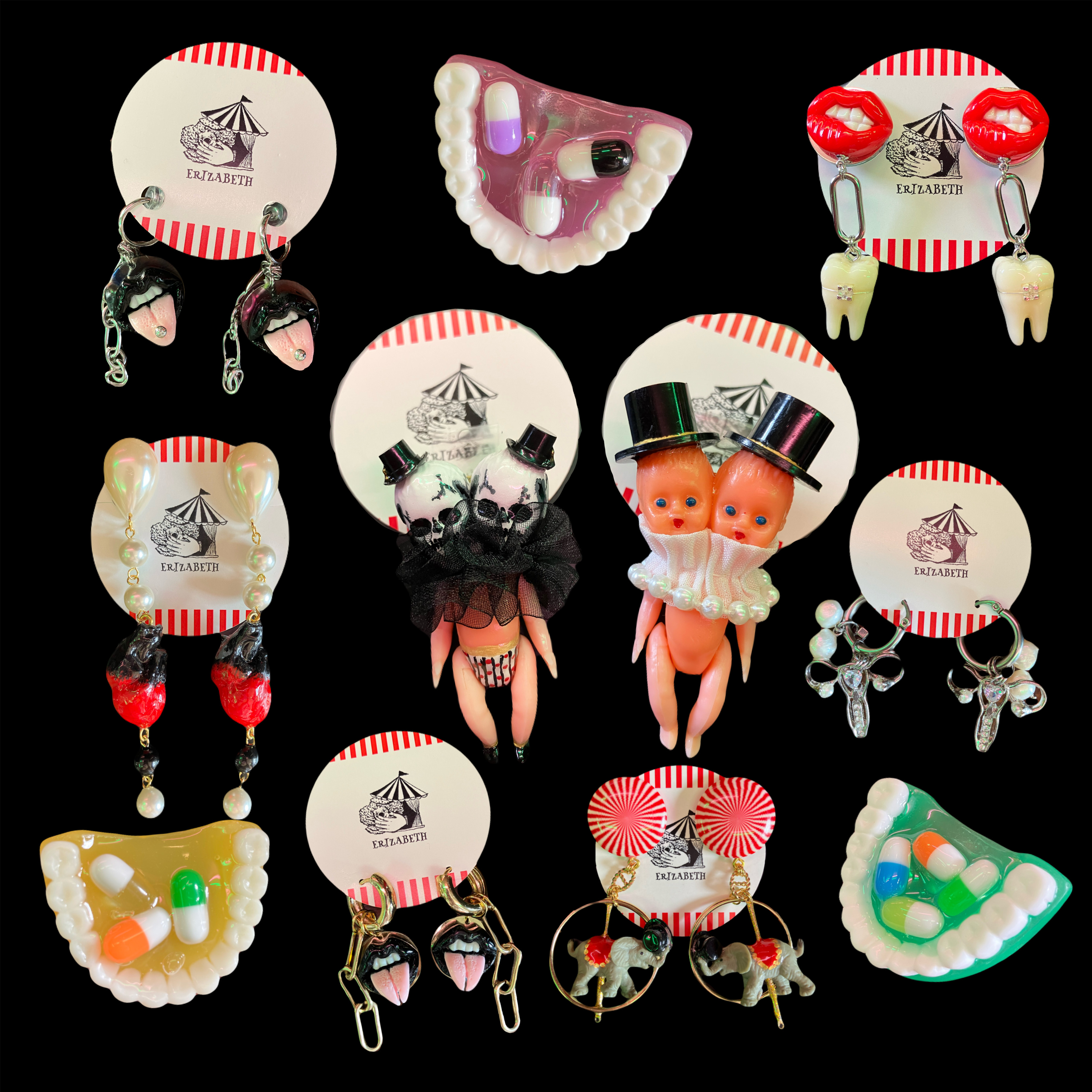 🫀🦷ERIZABETHさんの新作アクセサリー入荷🦷🫀