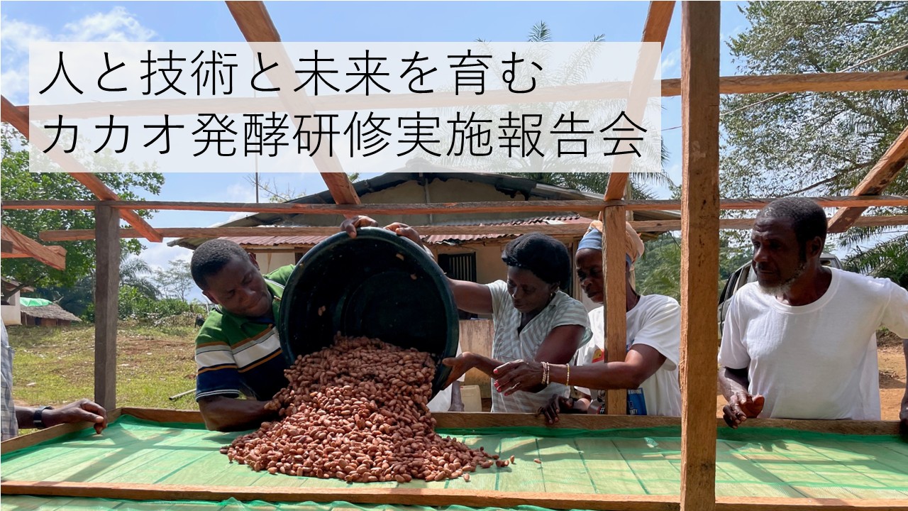 リベリアで行った技術指導の報告会を実施しました