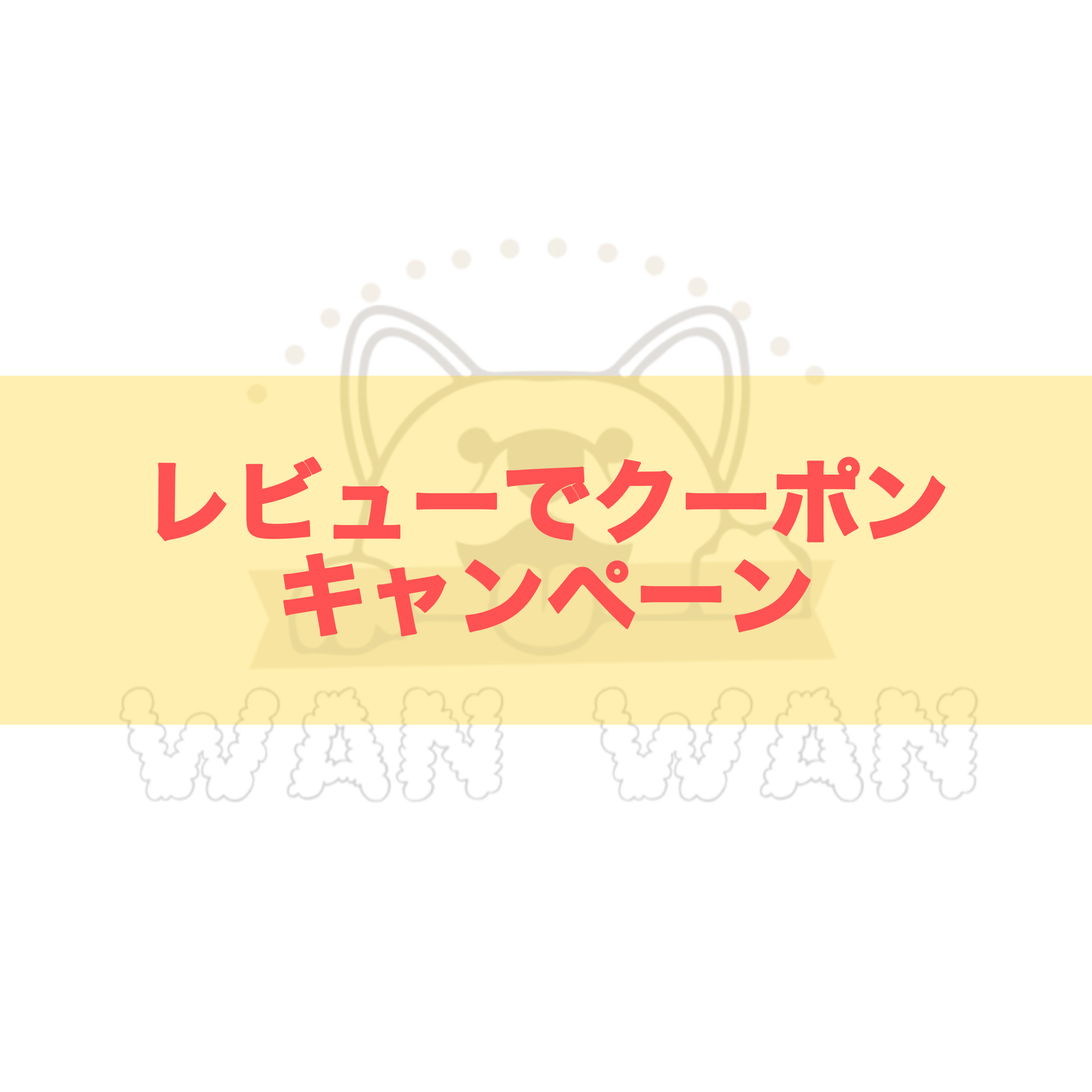 \ 新企画 /レビューでクーポンキャンペーン