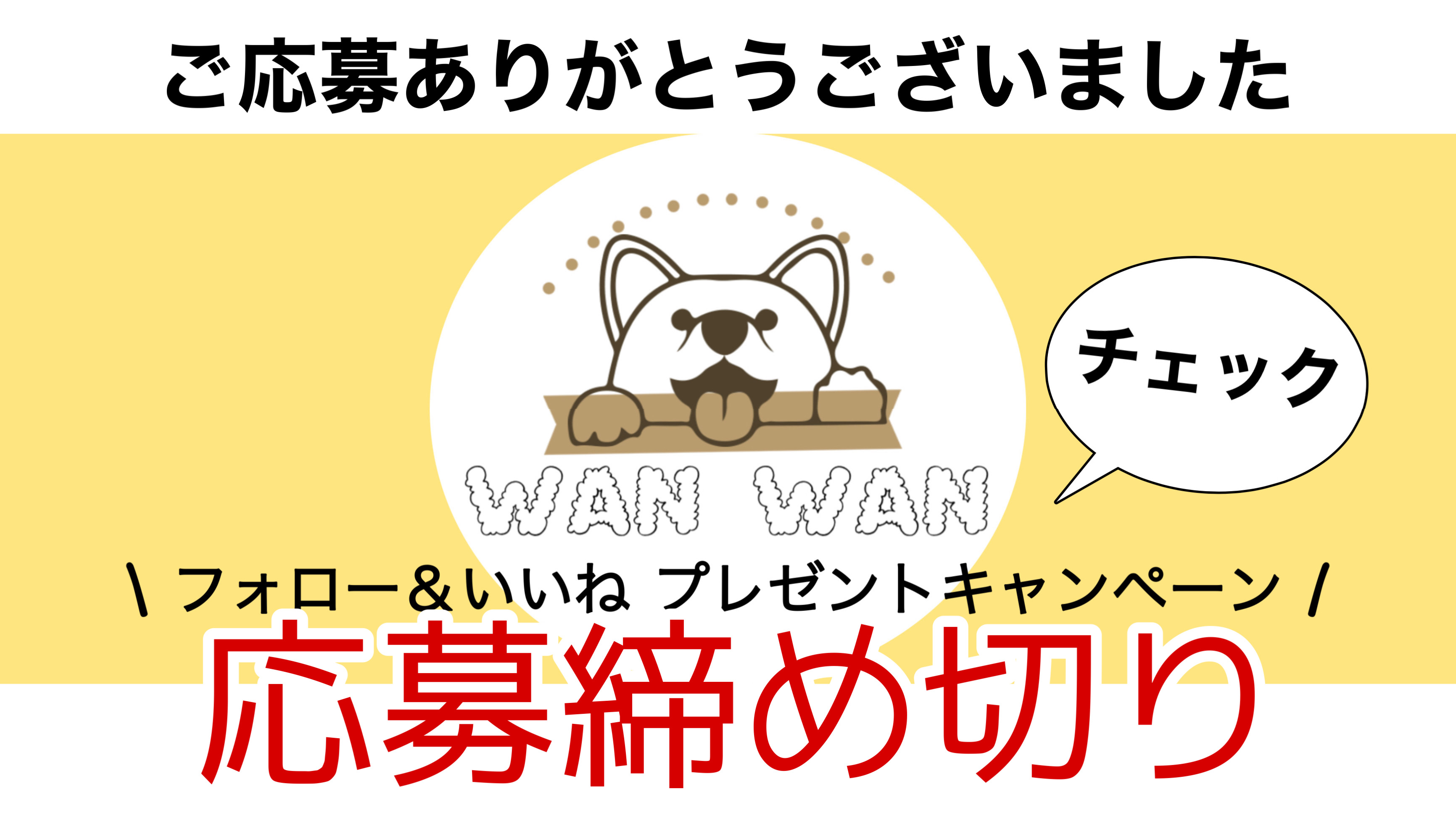 \プレゼントキャンペーン/　応募期間終了