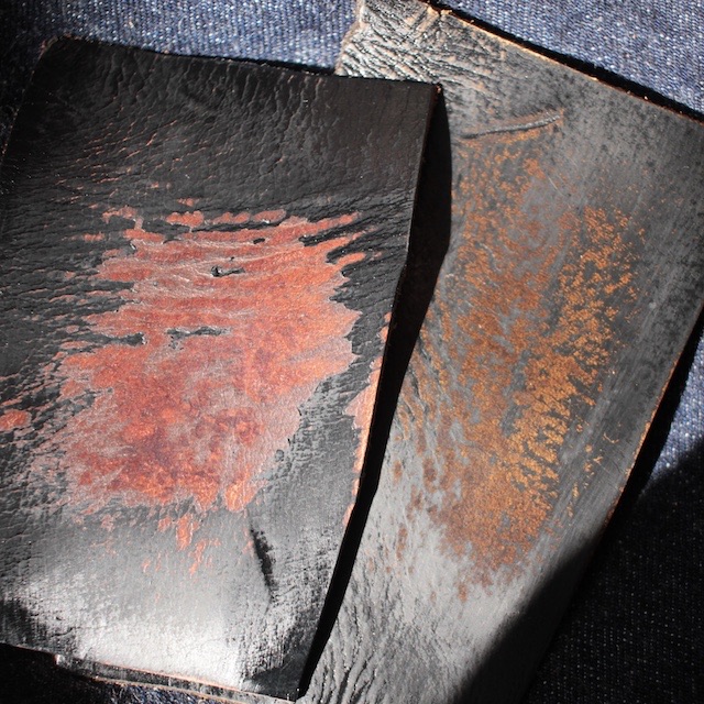 type RB と type YB の違いについて— イタリアンダブルショルダー（茶芯）の床面色の差