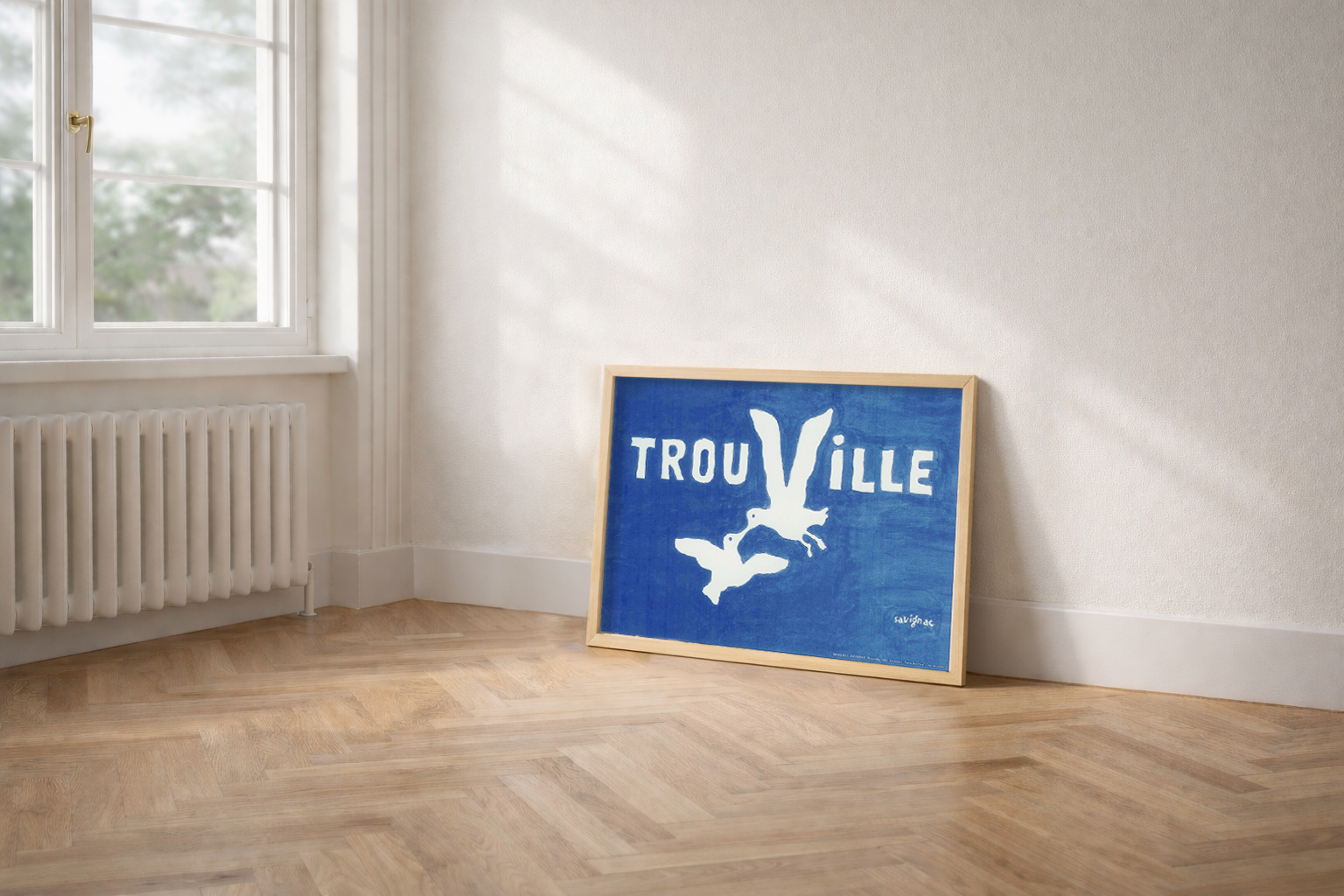 迷わず続けられる。 ポスターを「立てかけて」楽しむ暮らし