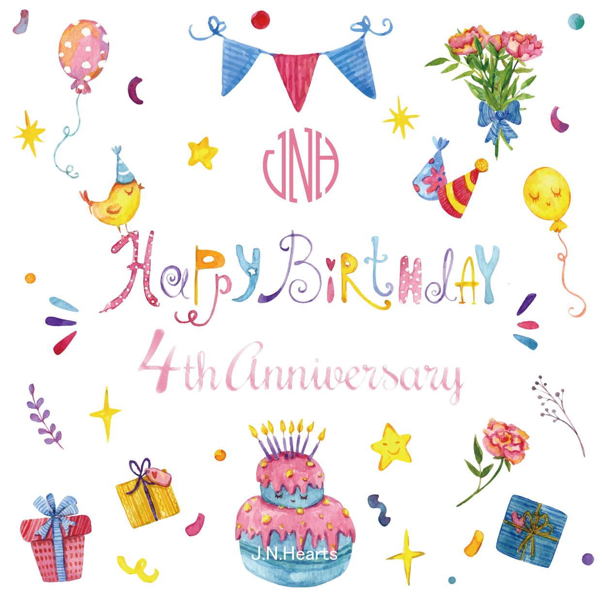 Happy Birthday♡4th Anniversary♡