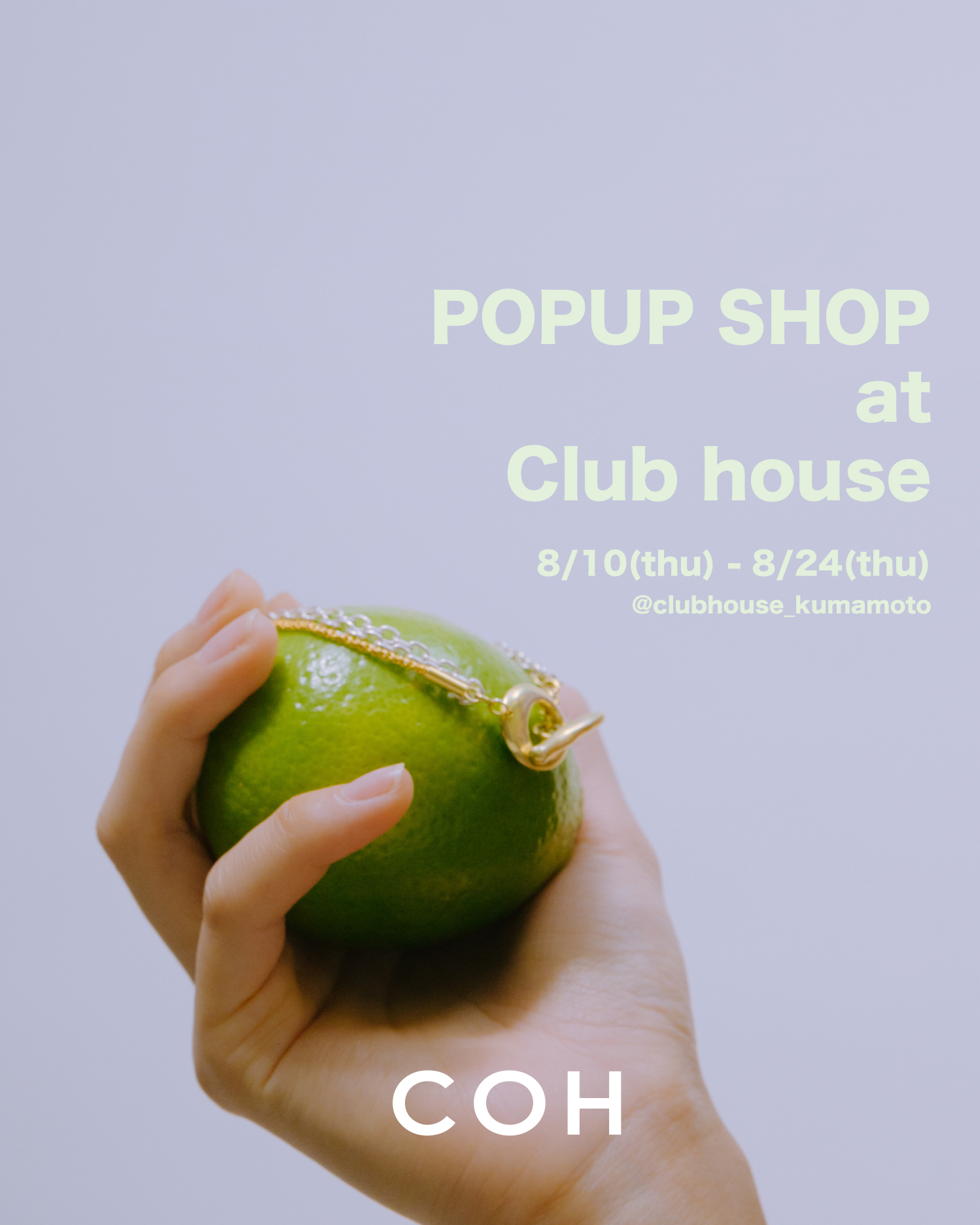 ivent / POP-UP SHOP at 熊本Club house