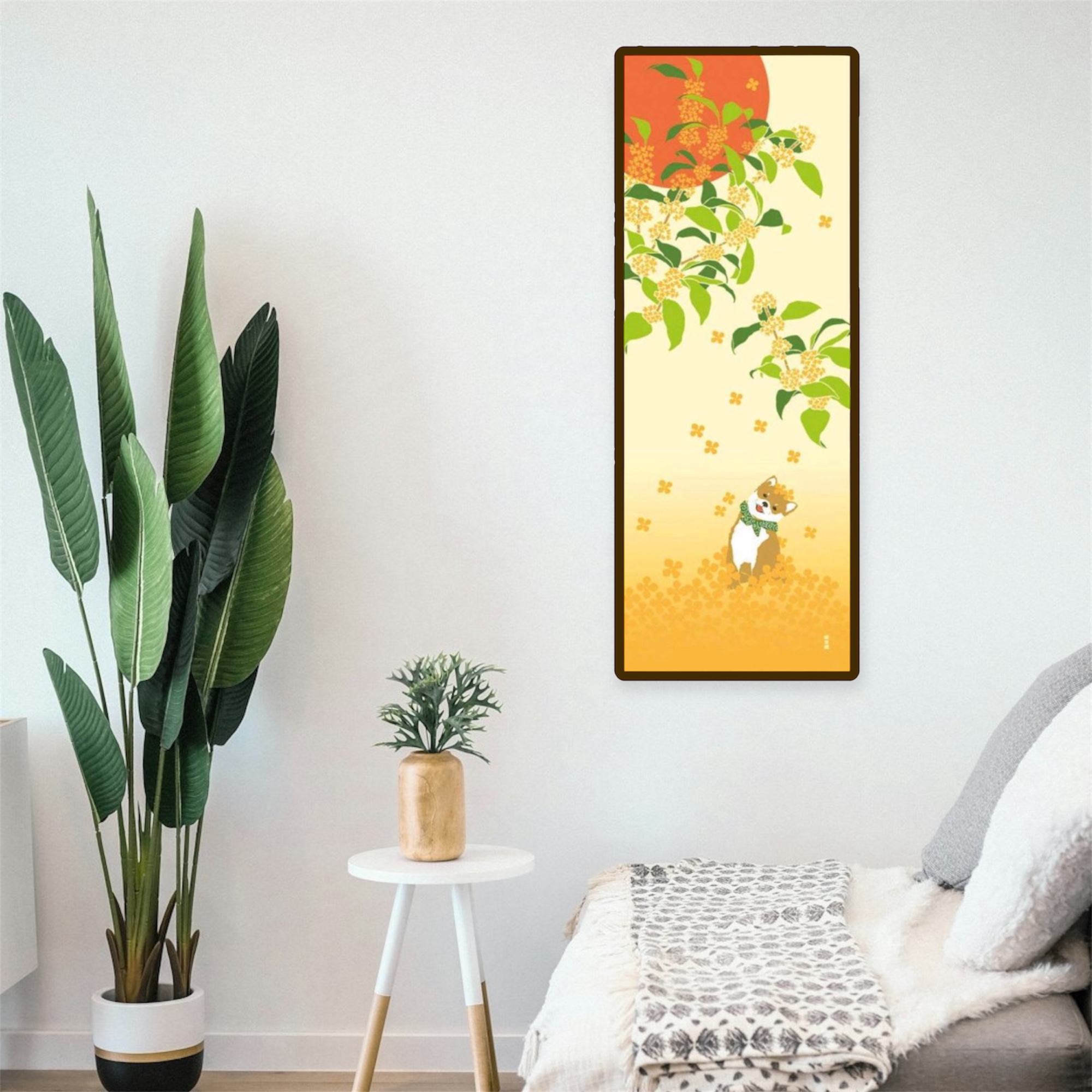 秋のお散歩♪豆柴と一緒に…