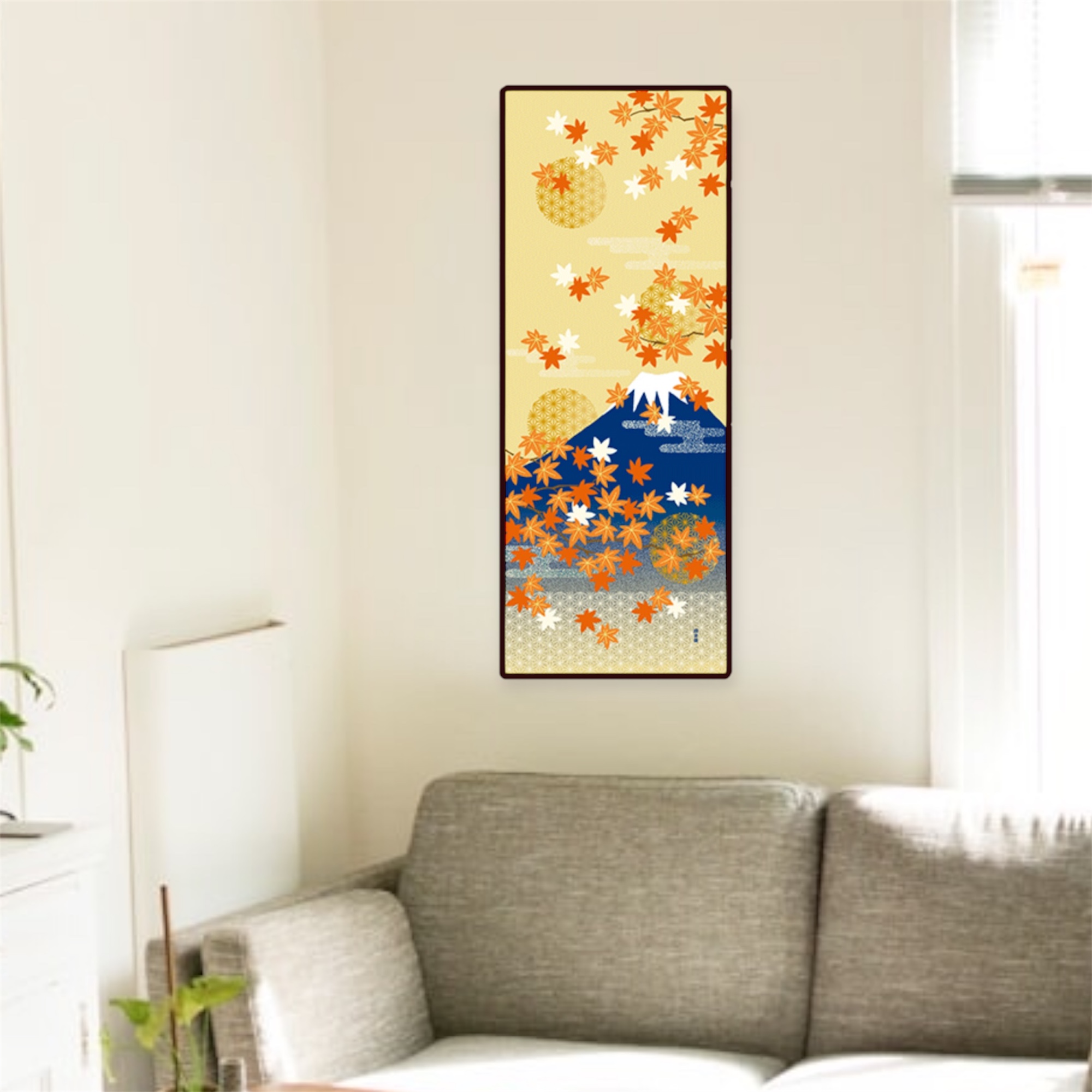 今月のおすすめ♪『紅葉もみじと富士山』