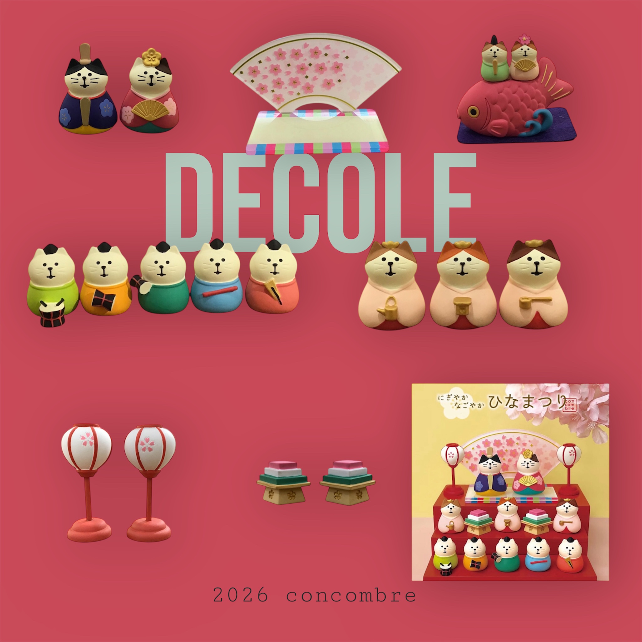 デコレコンコンブル 　『2026 桃の節句』が入荷しました🌸