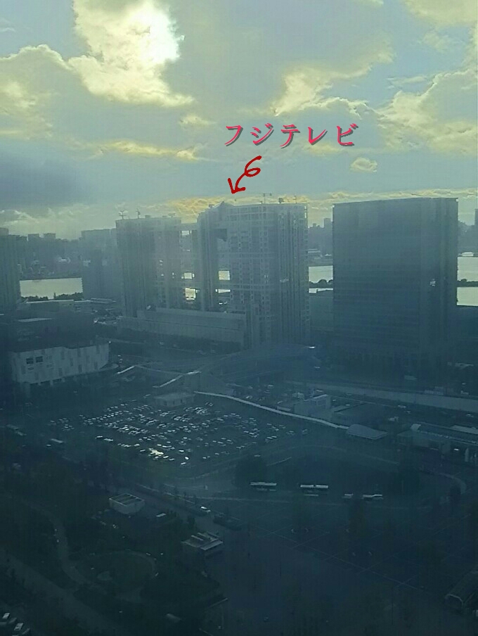 お台場のフジテレビ(*´-`)
