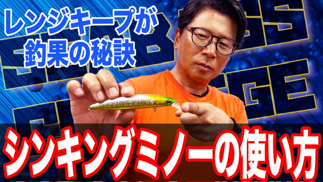 シンキングミノーでレンジ攻略‼️