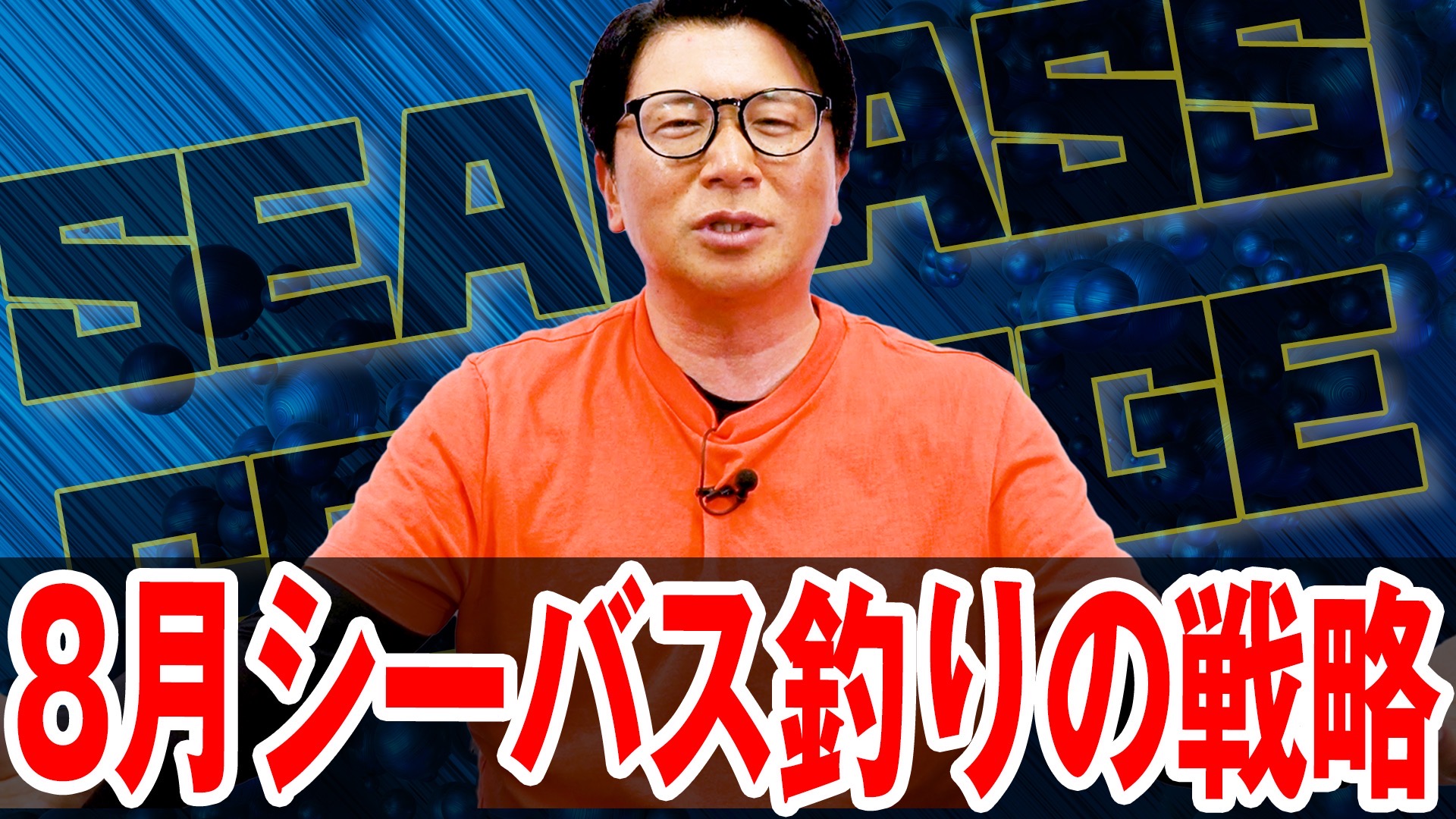 8月シーバス釣りの戦略‼️