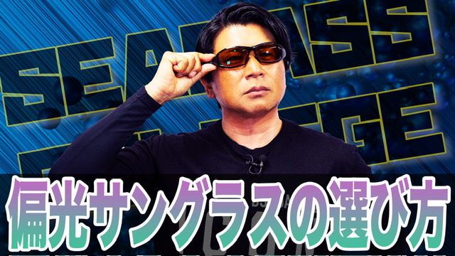 ビッグベイトシーバスには必須❗️偏光サングラス❗️