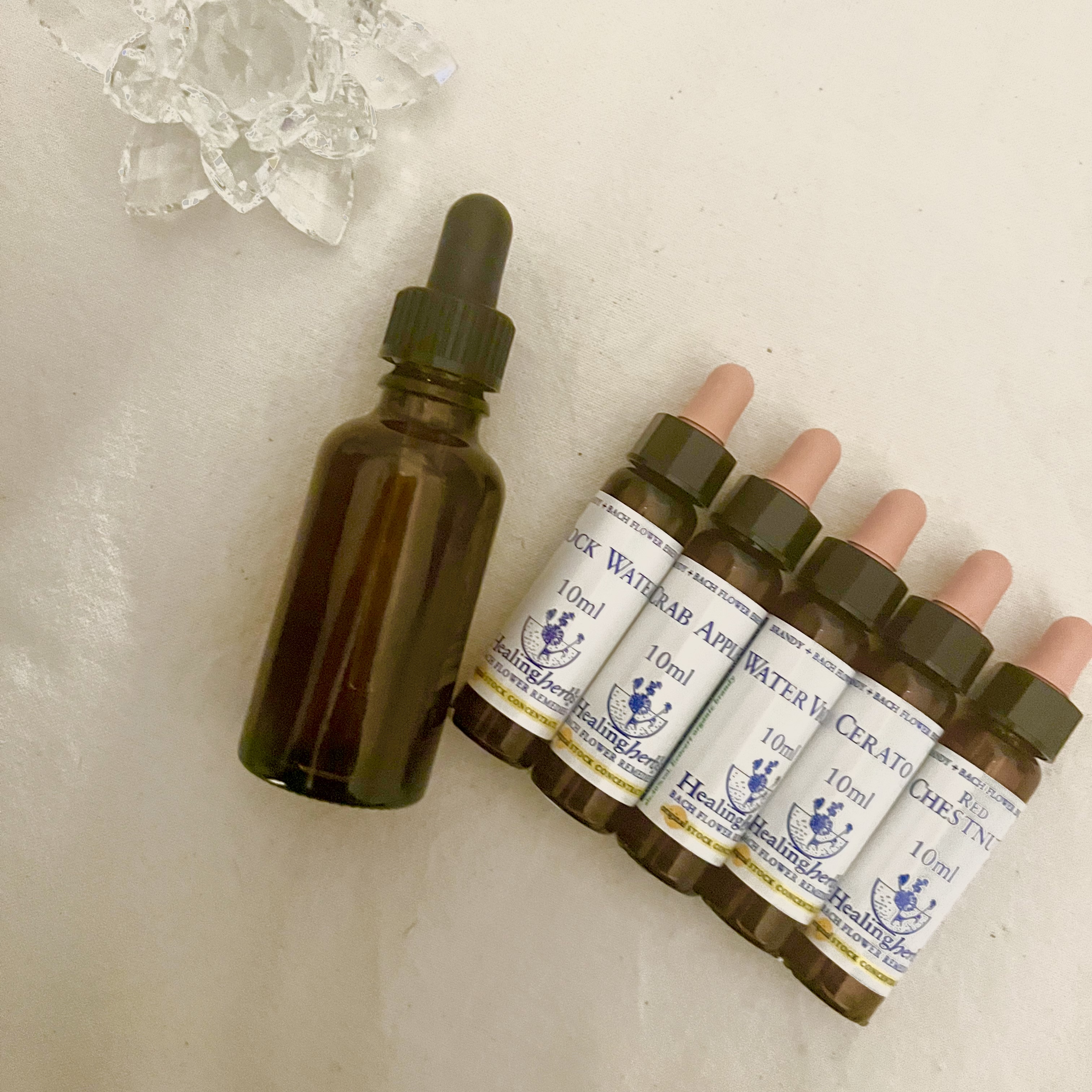 フラワーエッセンスのブレンドボトル♡