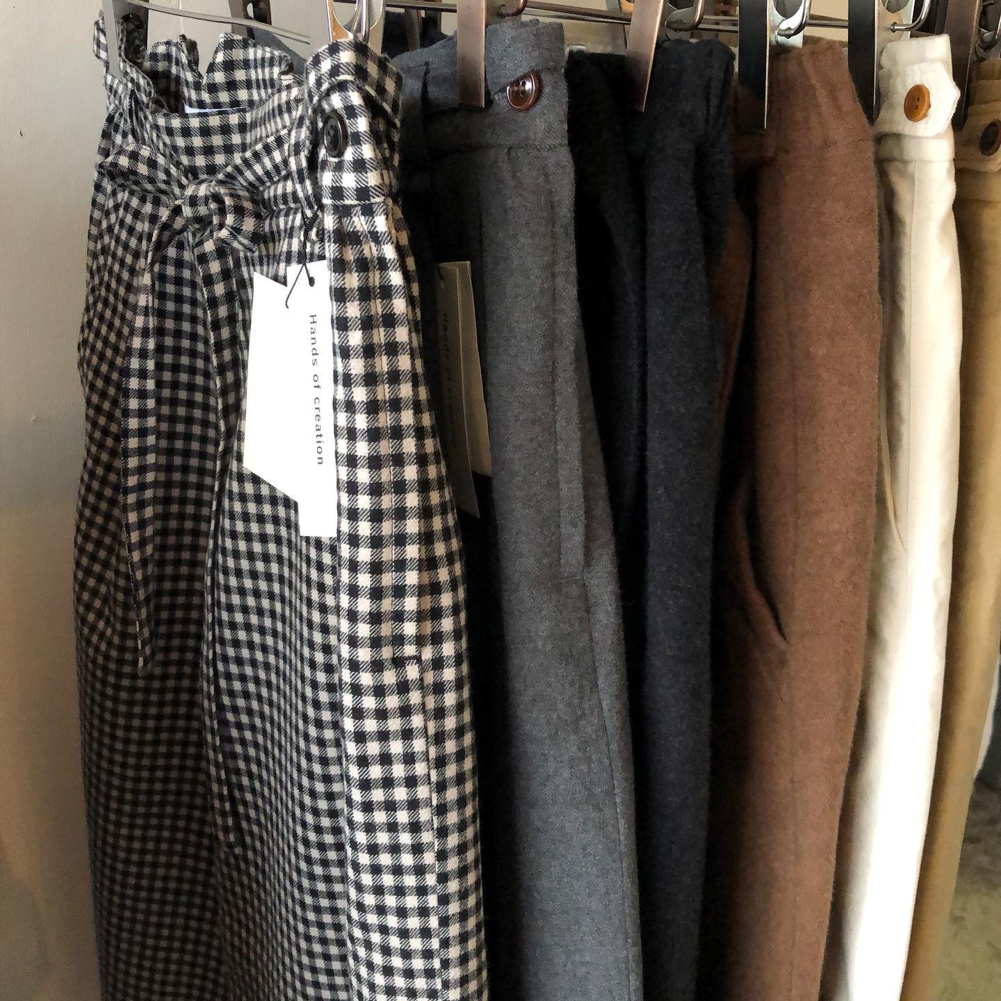 新作のお洋服が届きました