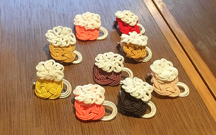 水引×BEER ～ビールモチーフアクセサリー作りワークショップ開催レポート