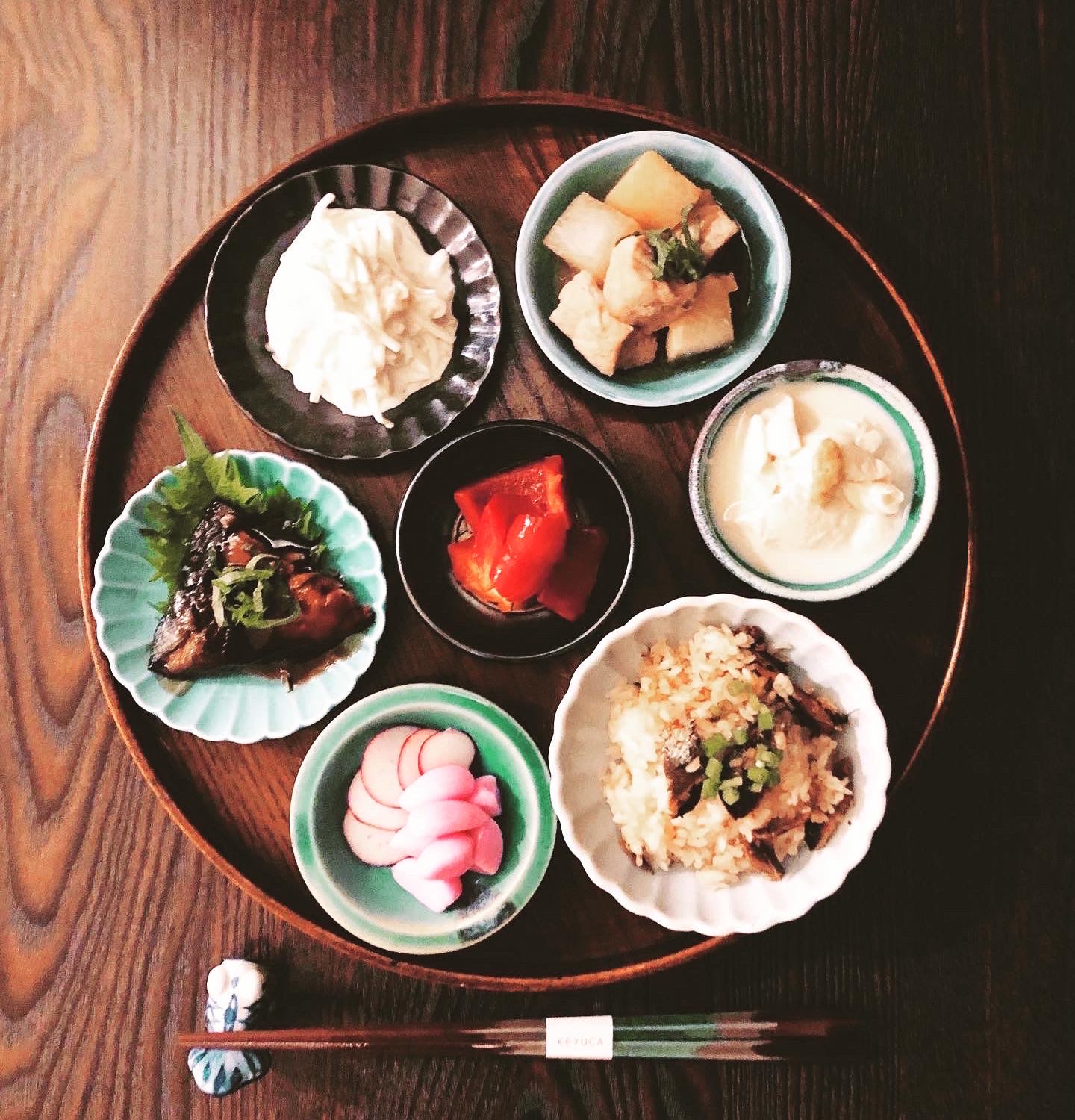 本日の豆皿料理&豆皿セット