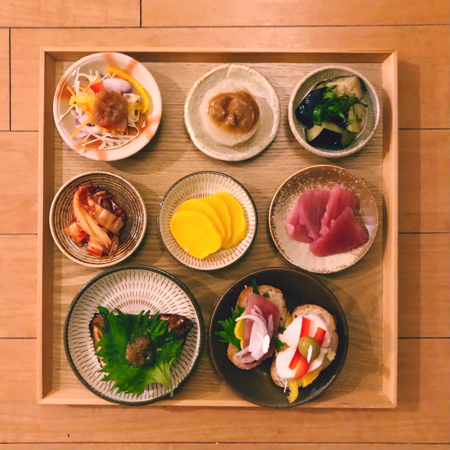 今週の豆皿料理