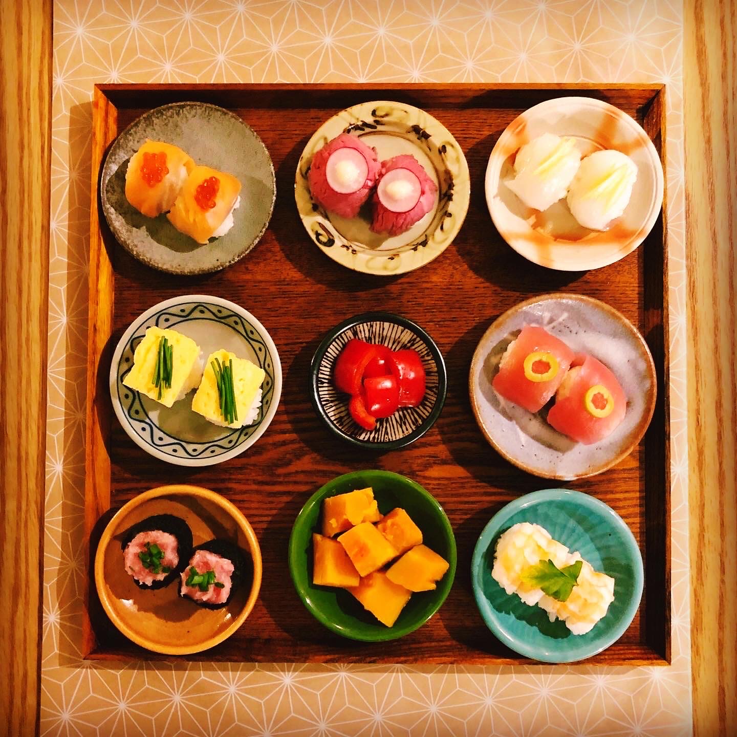 手鞠寿司作りました^ ^