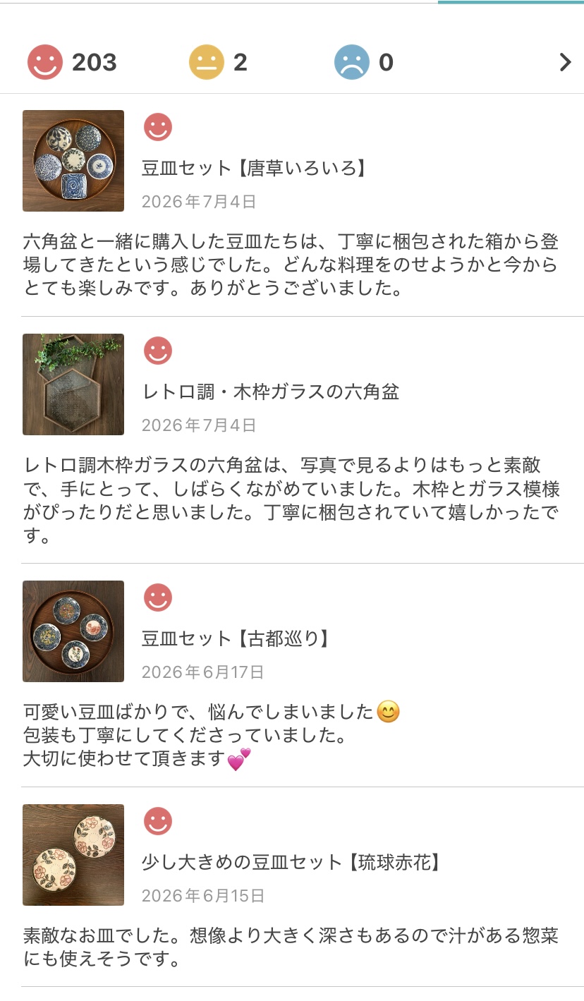 お客様の声をまとめてみました。たくさんのレビューありがとうございます。