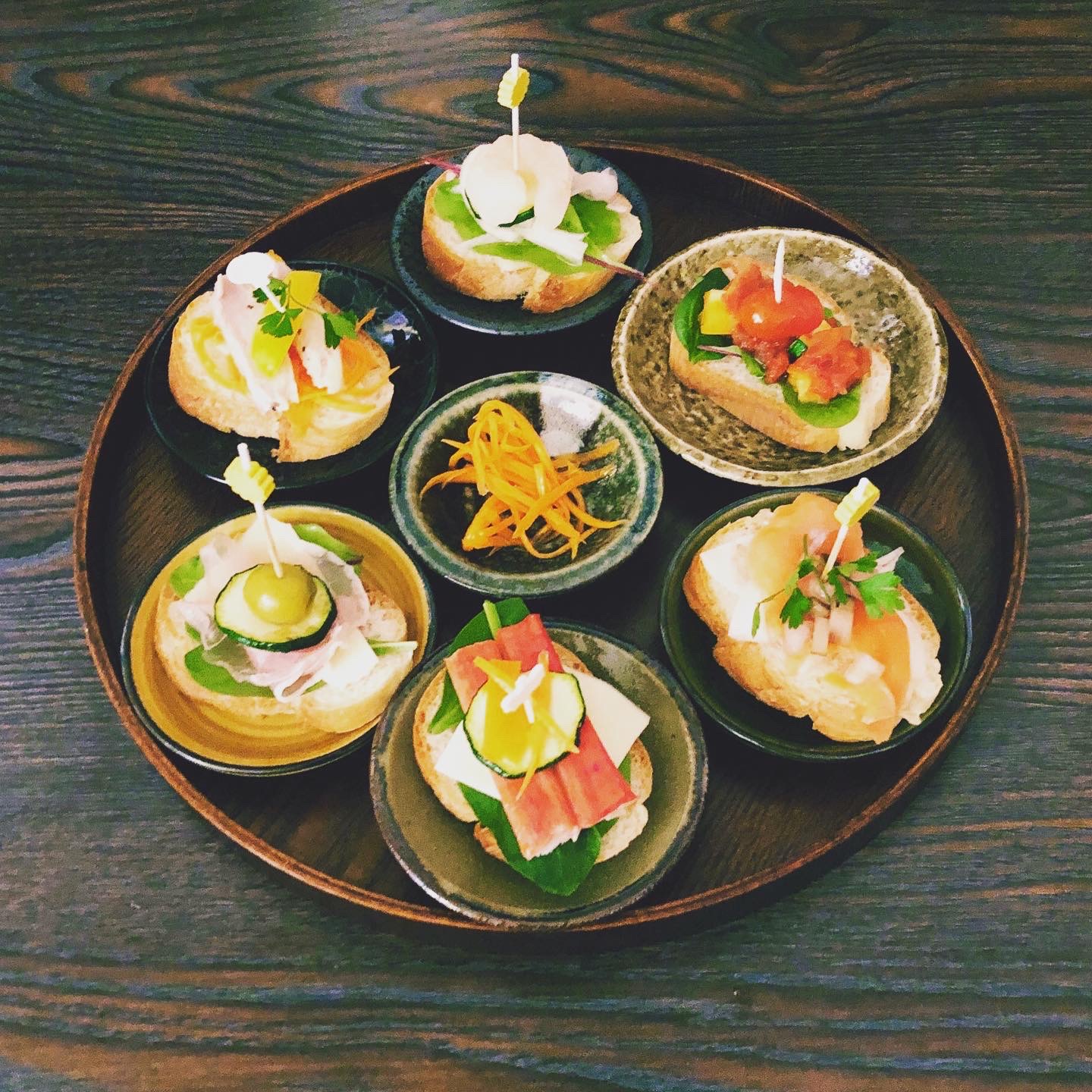 本日の豆皿料理（朝食）
