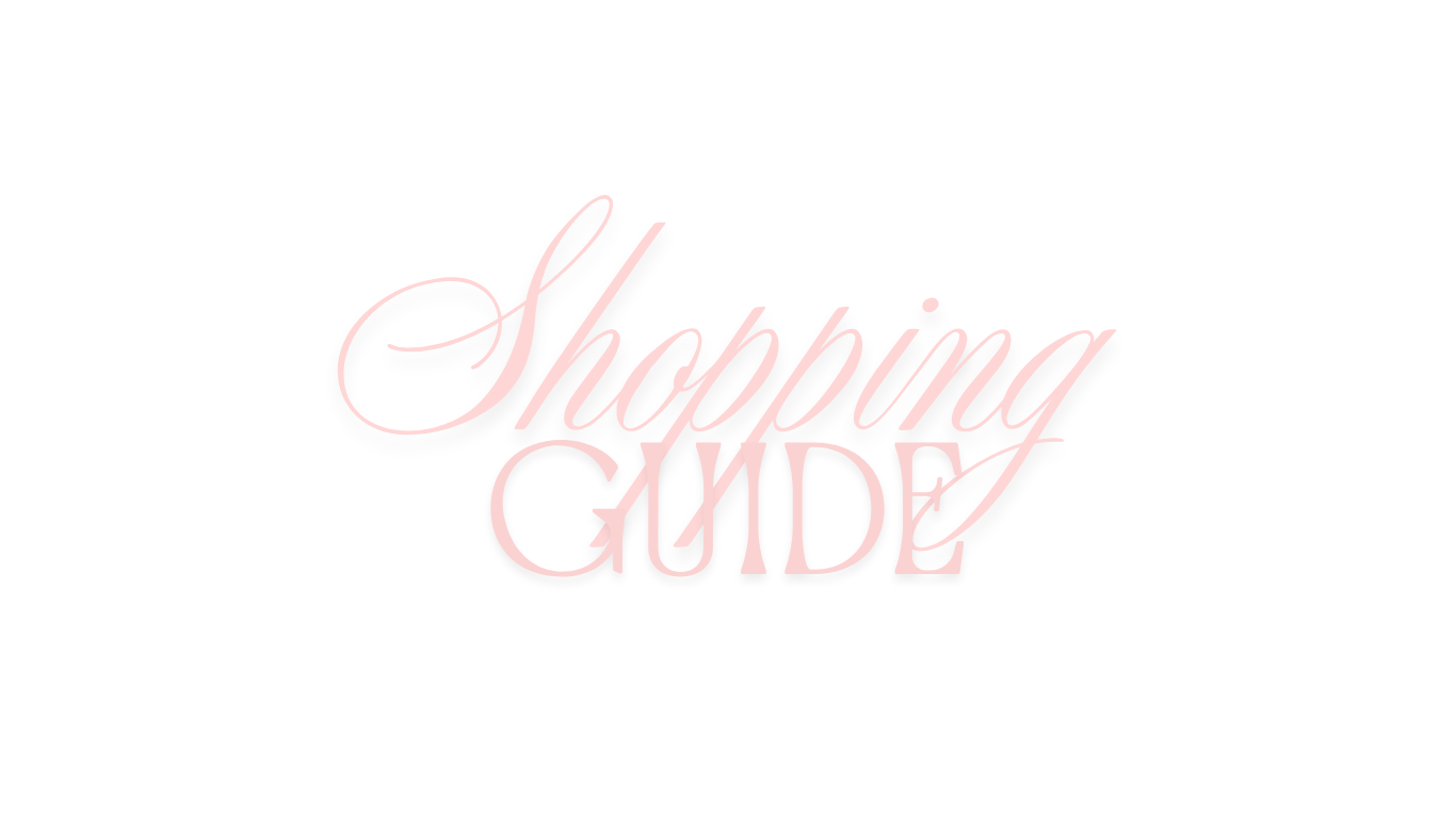 SHOPPING GUIDE