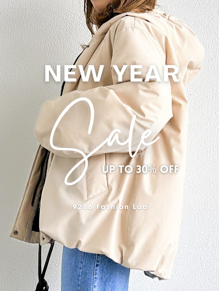 新年のご挨拶＆NEW YEAR SALE のご案内