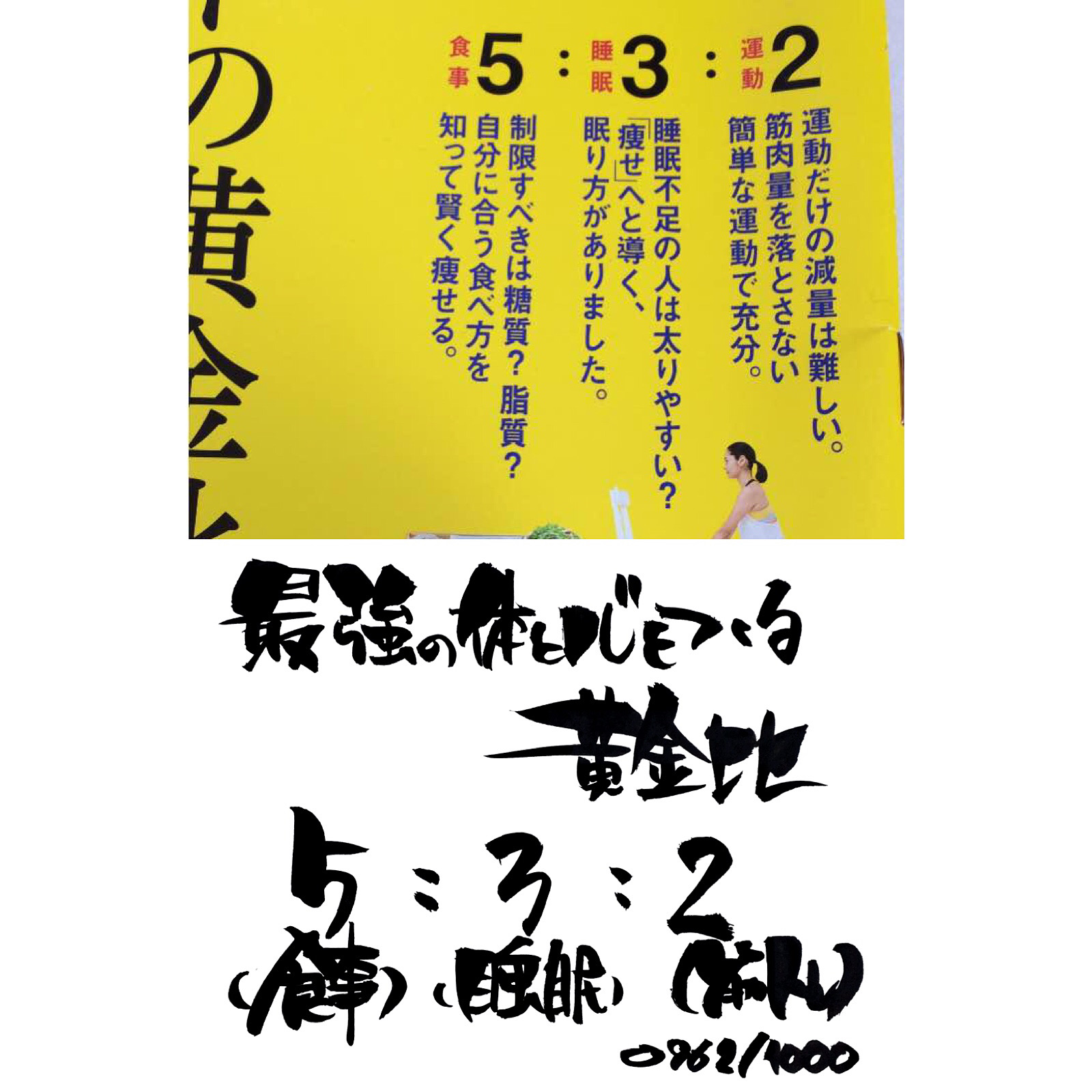 最強の体と心をつくる最強の黄金比
