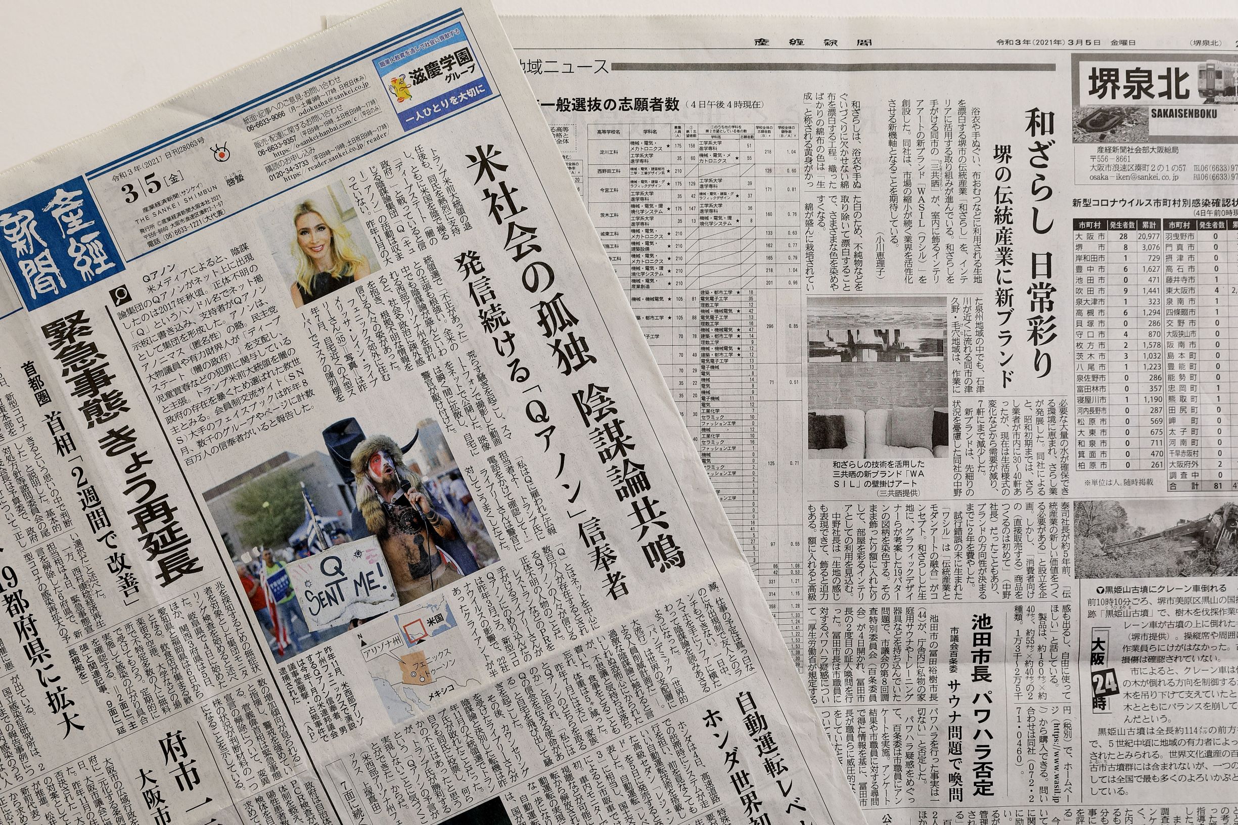 WASIL　Fabric Art Line　産経新聞朝刊に掲載！