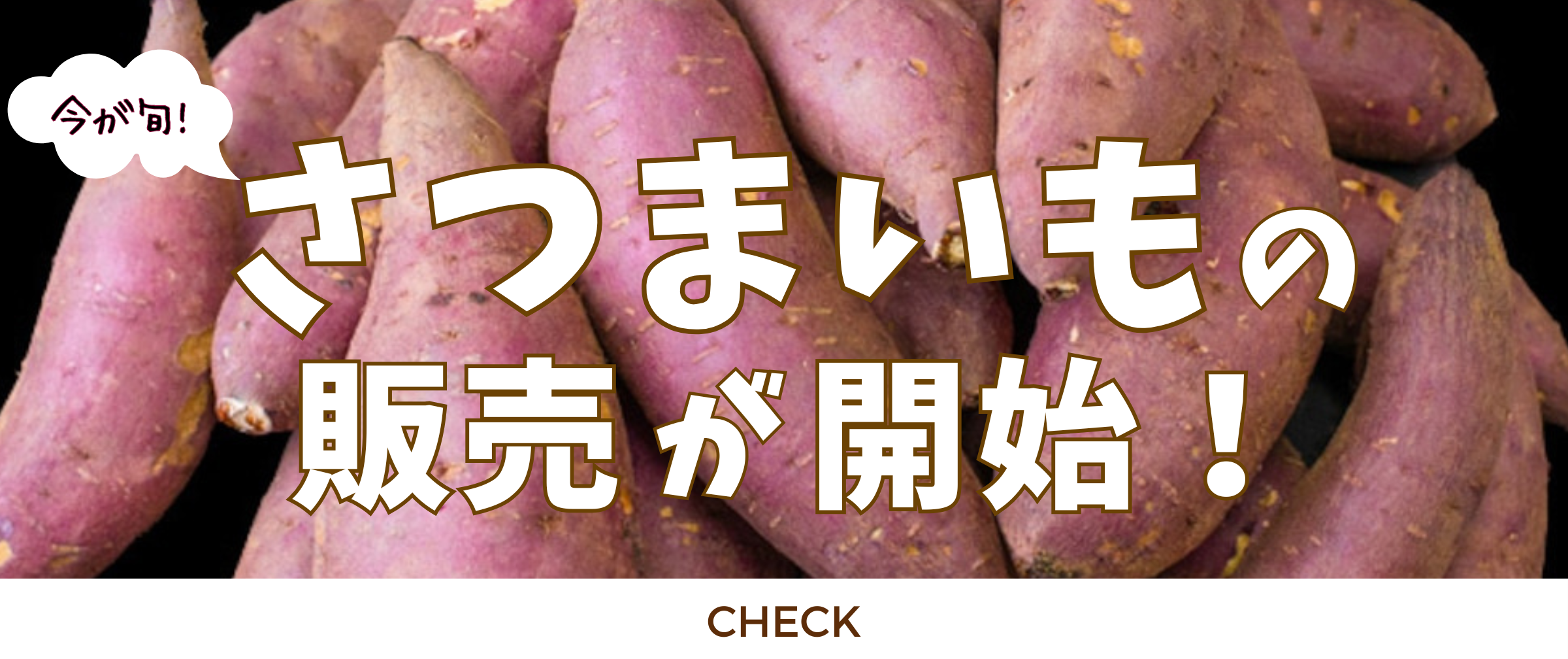 喜郷ファームさんからさつまいもの販売が開始🍠
