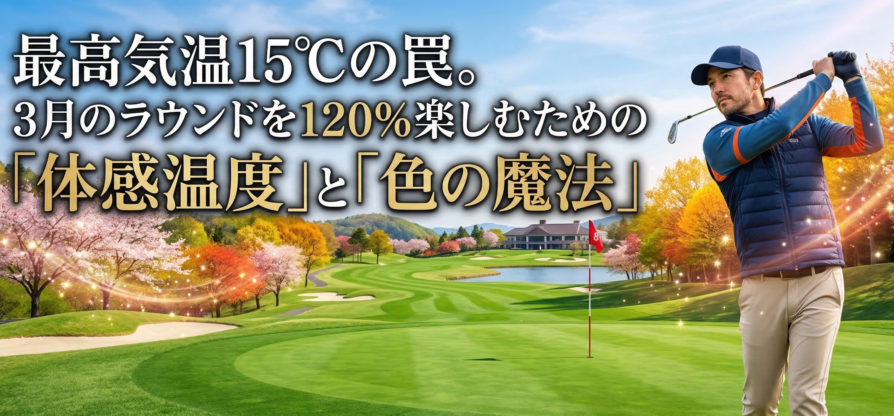 3月のゴルフ、なぜか飛ばない？「空気の重さ」と「茶色の芝」に隠された春の雑学