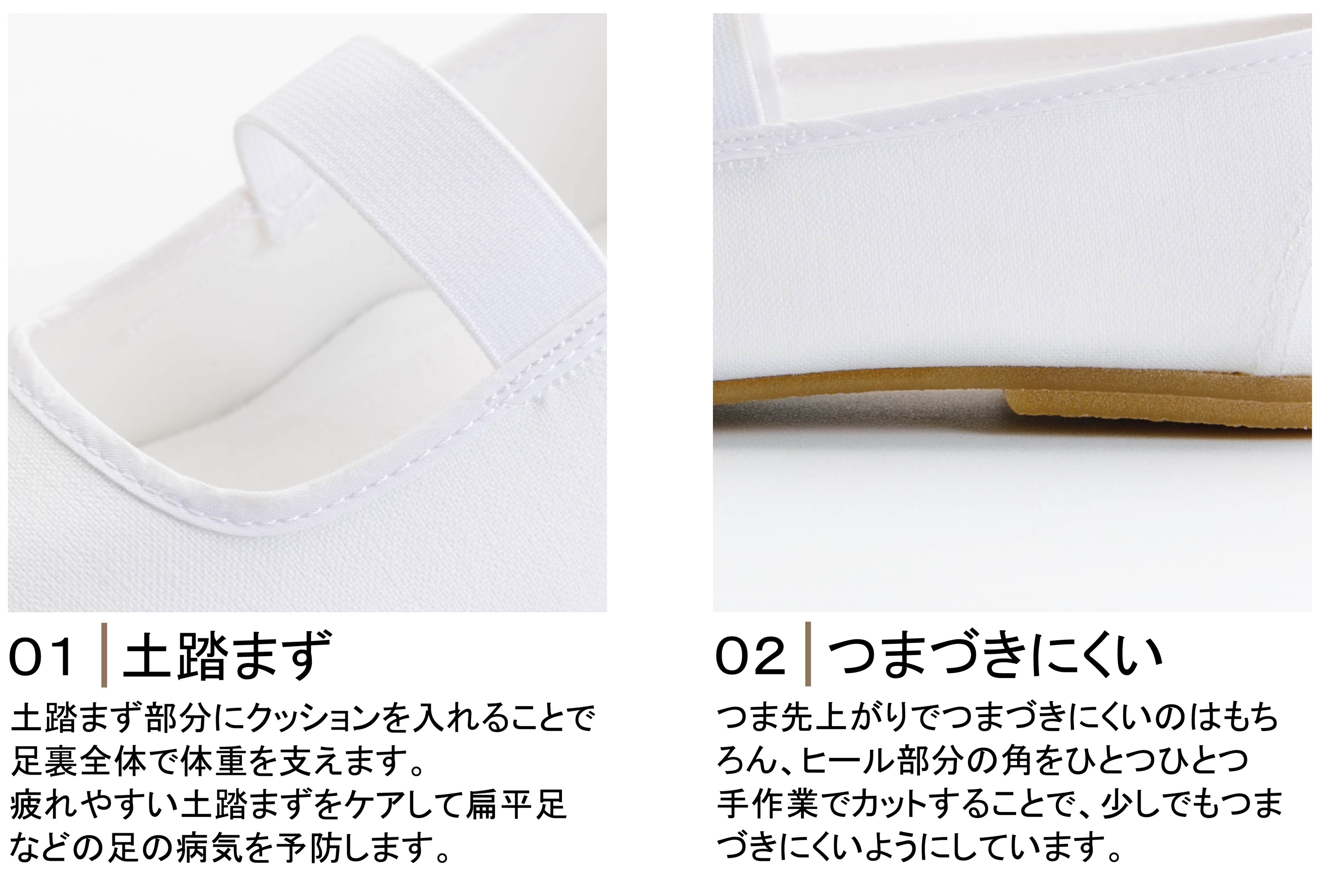 私たちの上履きづくり（機能性）